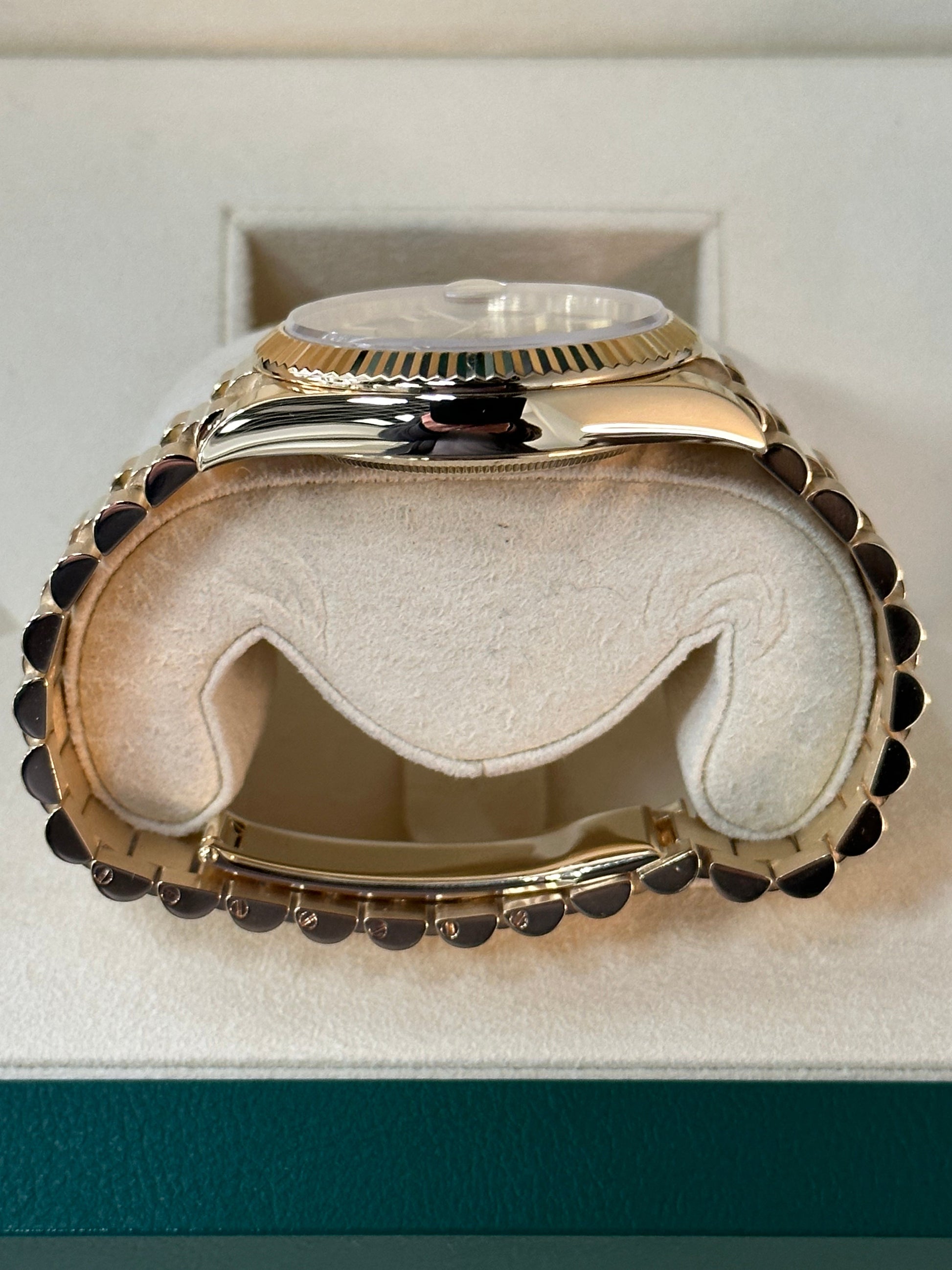 2016 Rolex Day-Date 40mm 228238 18ct Yellow Gold Champagne Stick Dial with Box & Papers - MyWatchLLC