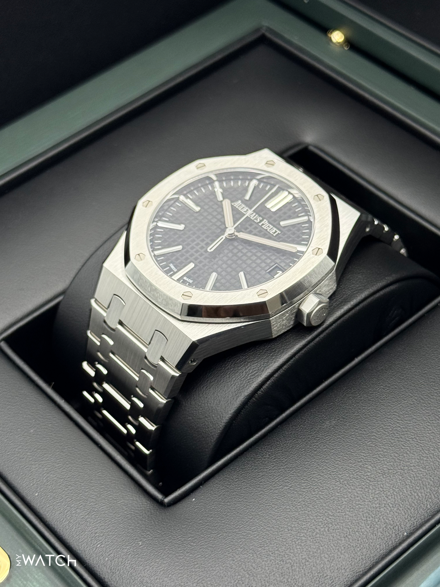 2025 Audemars Piguet  Royal Oak  41mm 15510ST Stainless Steel Black Dial - MyWatchLLC
