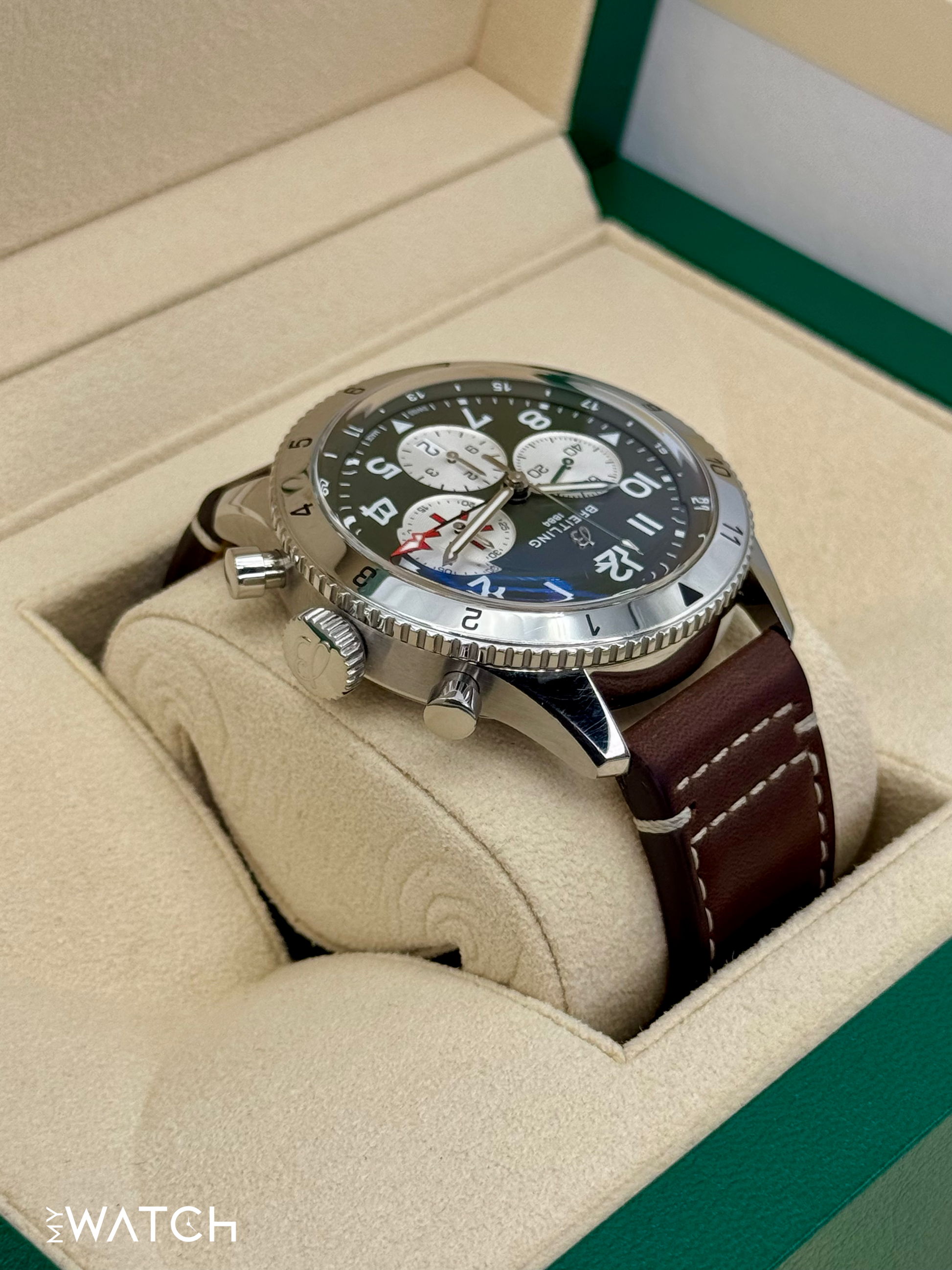 2022 Breitling Super Avi B04 Chronograph GMT "Curtis Warhawk" AB0445 - MyWatchLLC