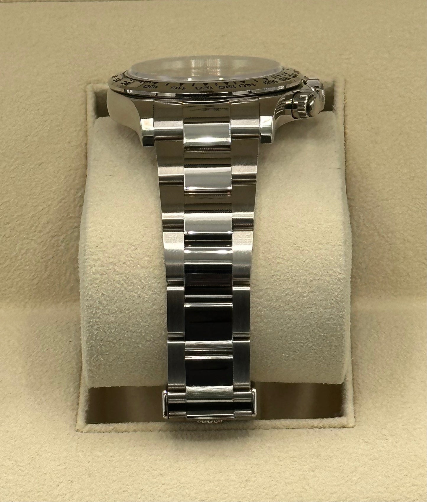 2022 Rolex Daytona 40mm 116509 White Gold Silver Dial Oyster - MyWatchLLC