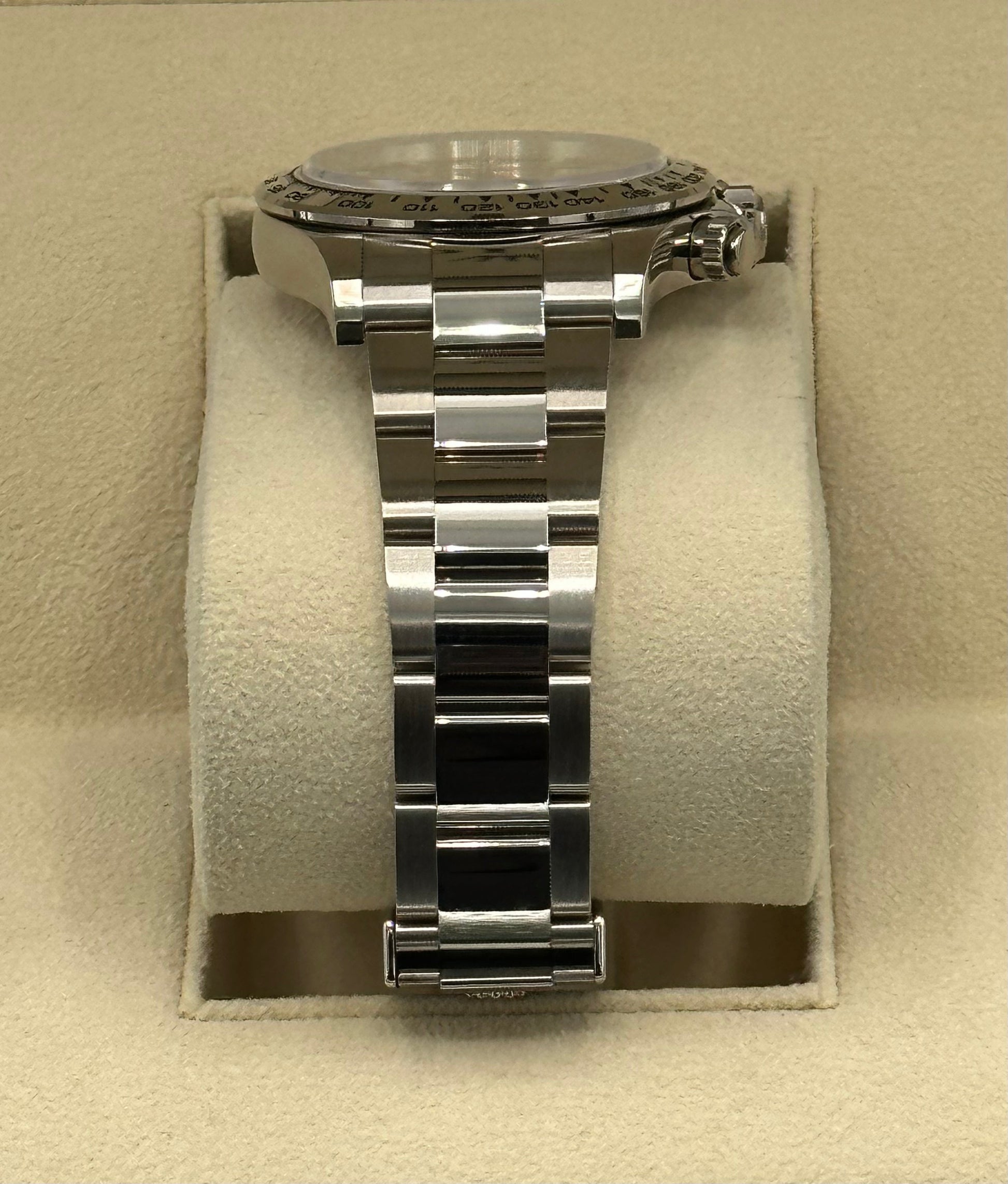 2022 Rolex Daytona 40mm 116509 White Gold Silver Dial Oyster - MyWatchLLC