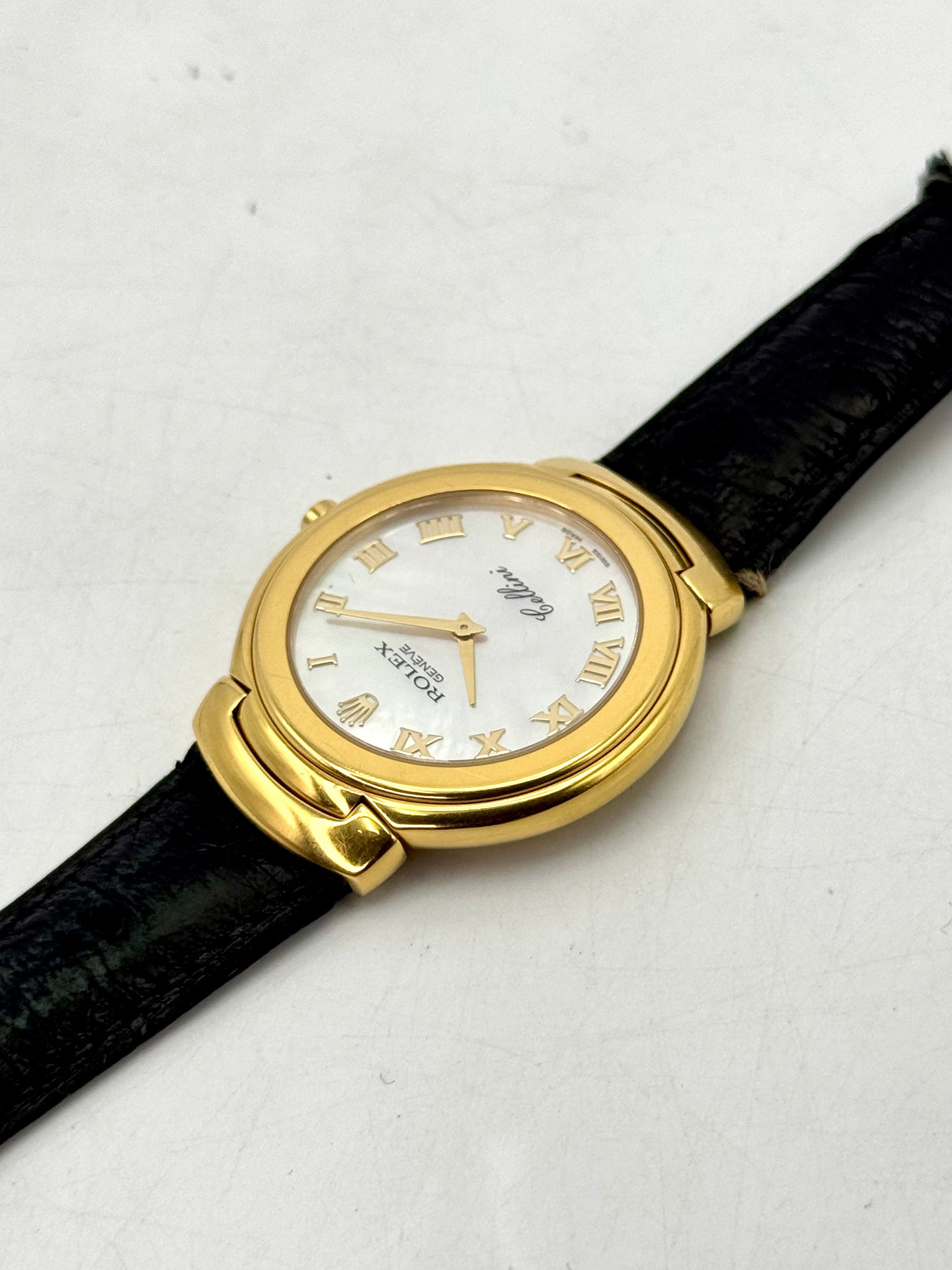 2006 Rolex Cellini 37mm 6623/8 18kt Yellow Gold Mother of Pearl Dial - MyWatchLLC