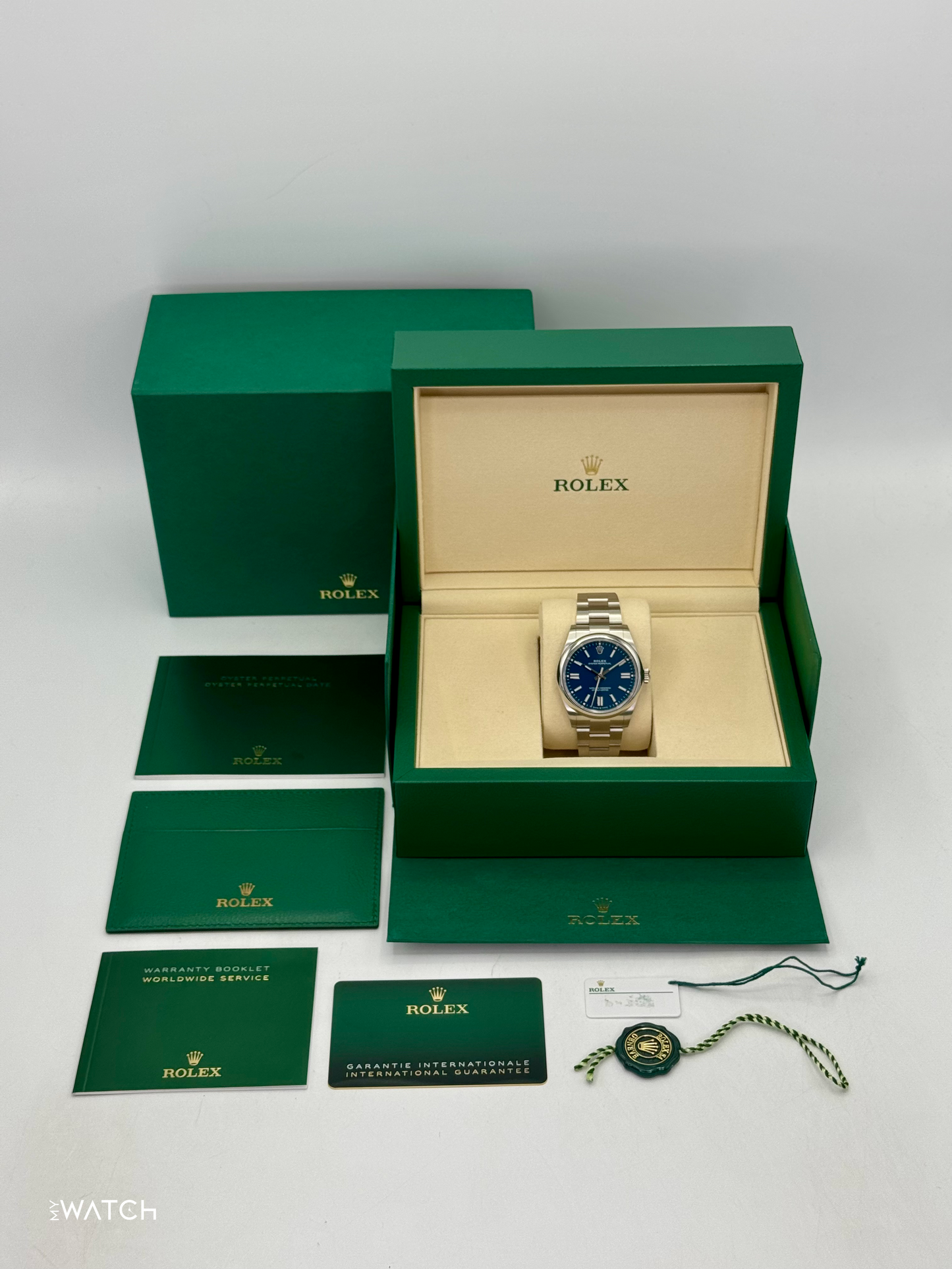 NEW 2025 Rolex Oyster Perpetual 41mm 134300 Med Blue Dial