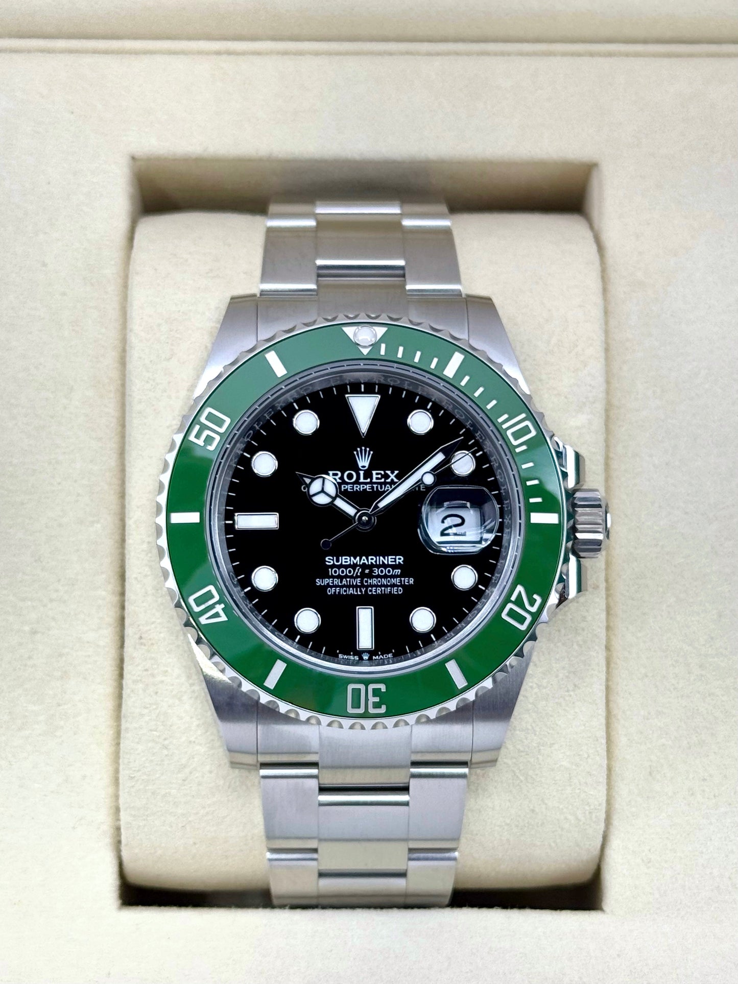 NEW 2025 Rolex Submariner "Starbucks" 41mm 126610LV Black Dial - MyWatchLLC