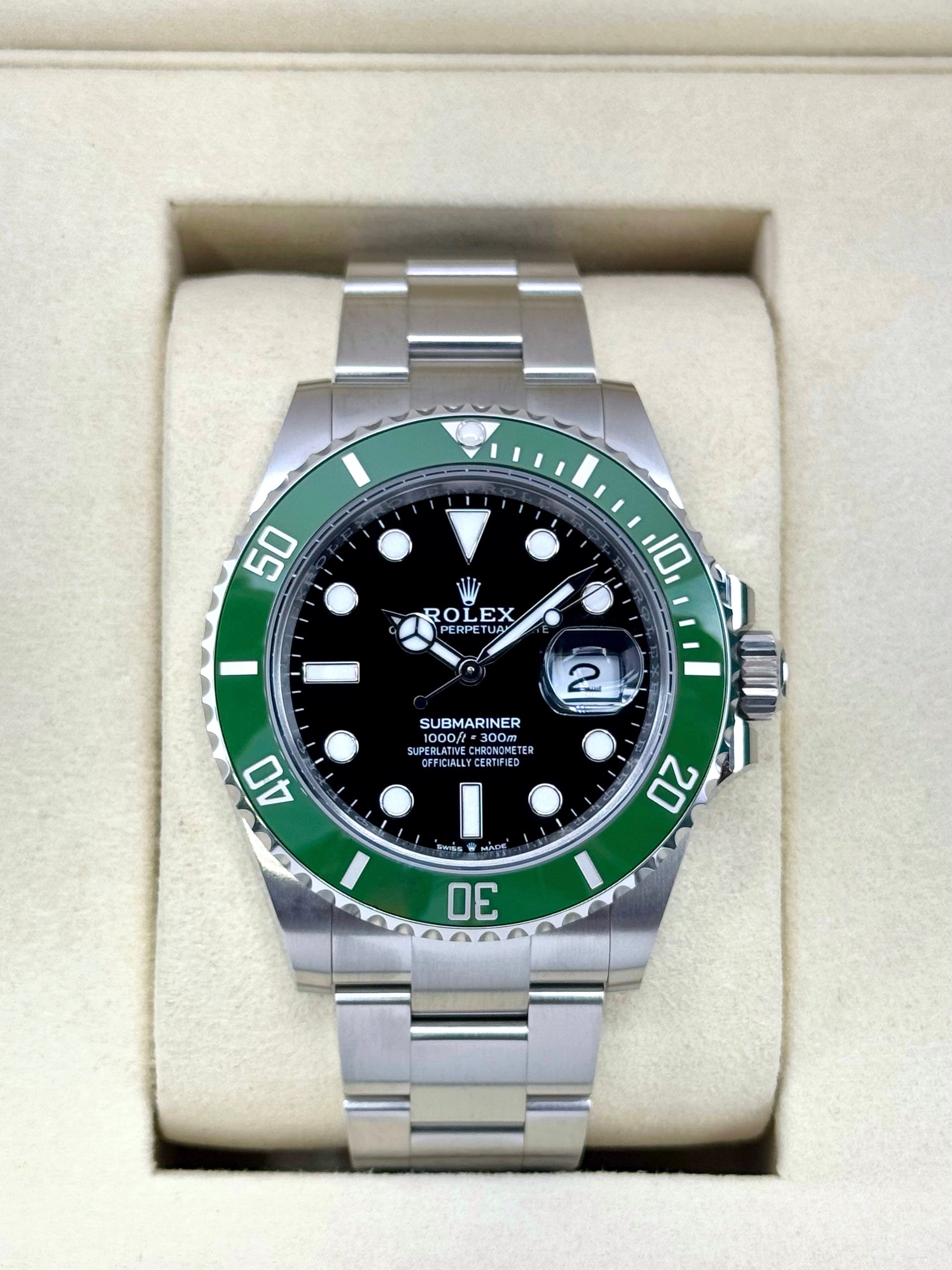 NEW 2025 Rolex Submariner "Starbucks" 41mm 126610LV Black Dial - MyWatchLLC