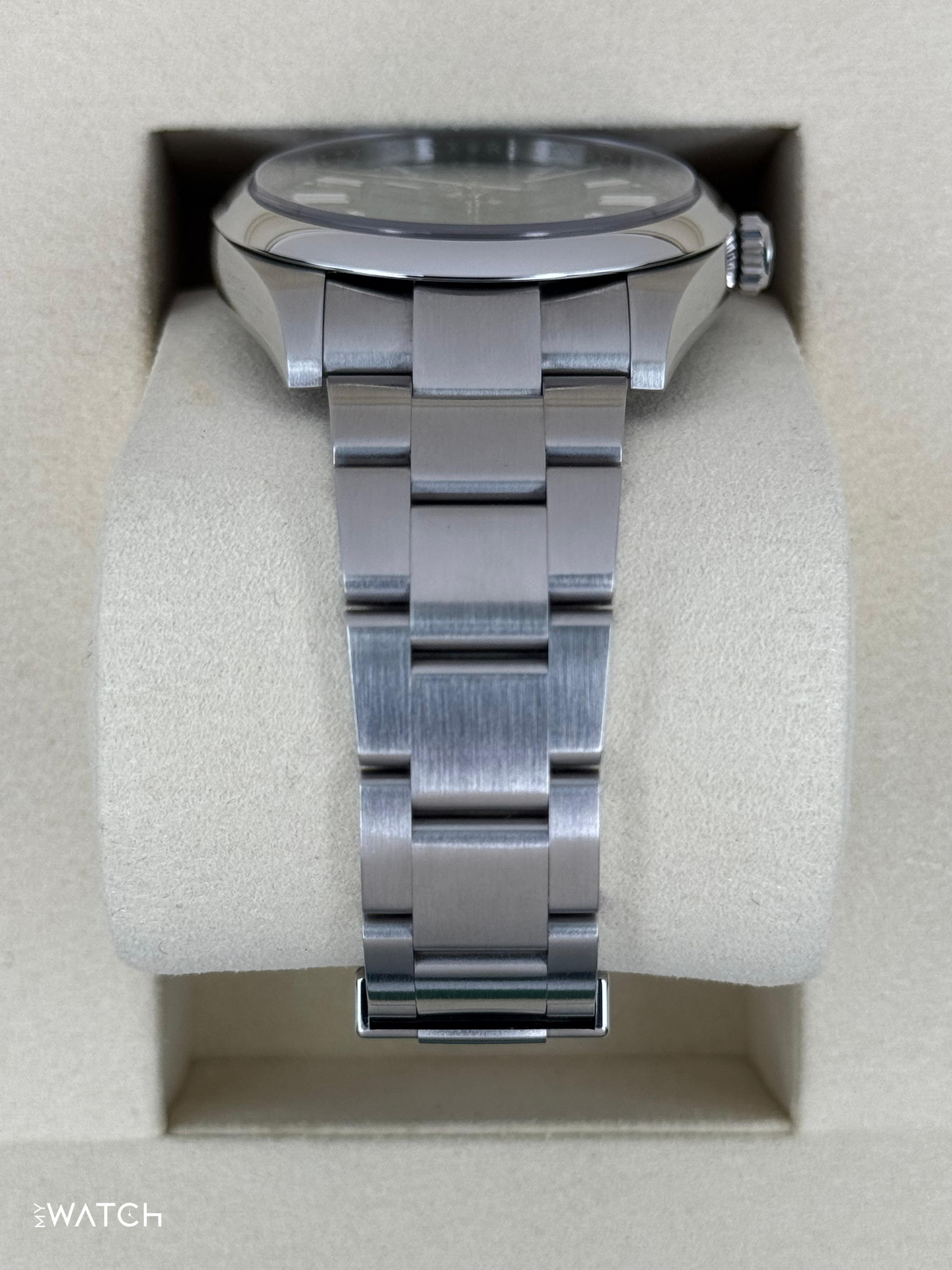 NEW 2025 Rolex Oyster Perpetual 41mm 124300 Green Dial - MyWatchLLC