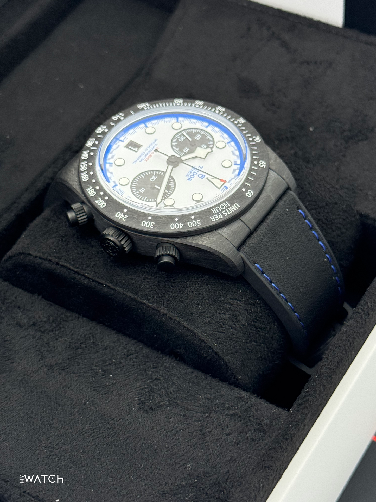 NEW 2025 Tudor Black Bay 25 42mm 79377KN Black Carbon White Dial - MyWatchLLC