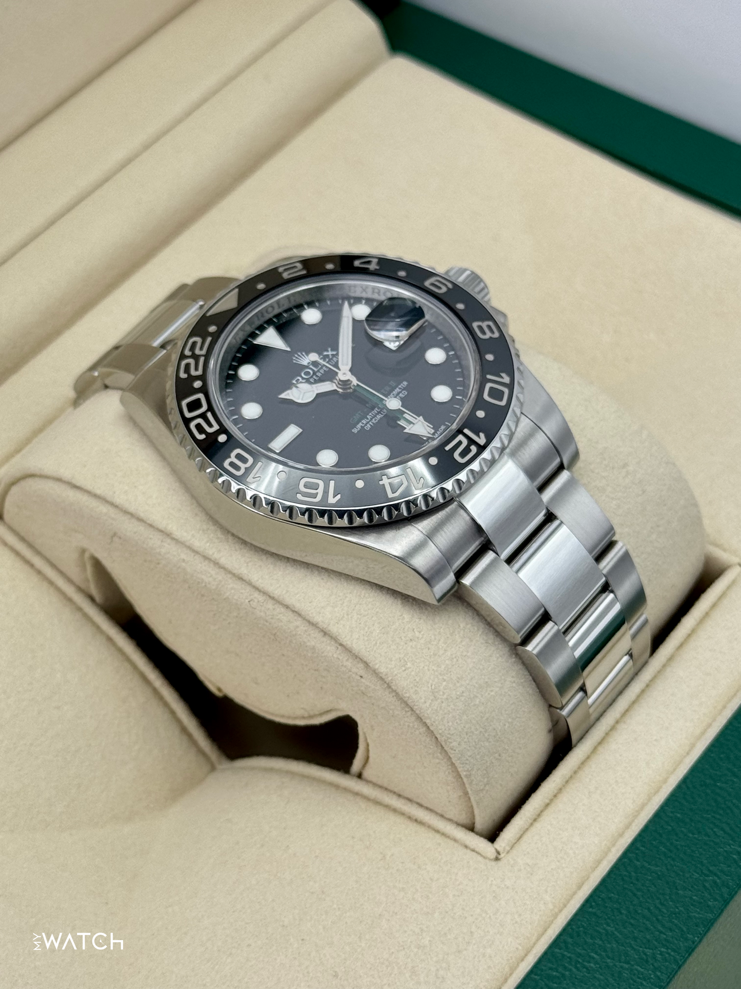 2012 Rolex GMT-Master II 40mm 116710LN Stainless Steel Black Dial - MyWatchLLC