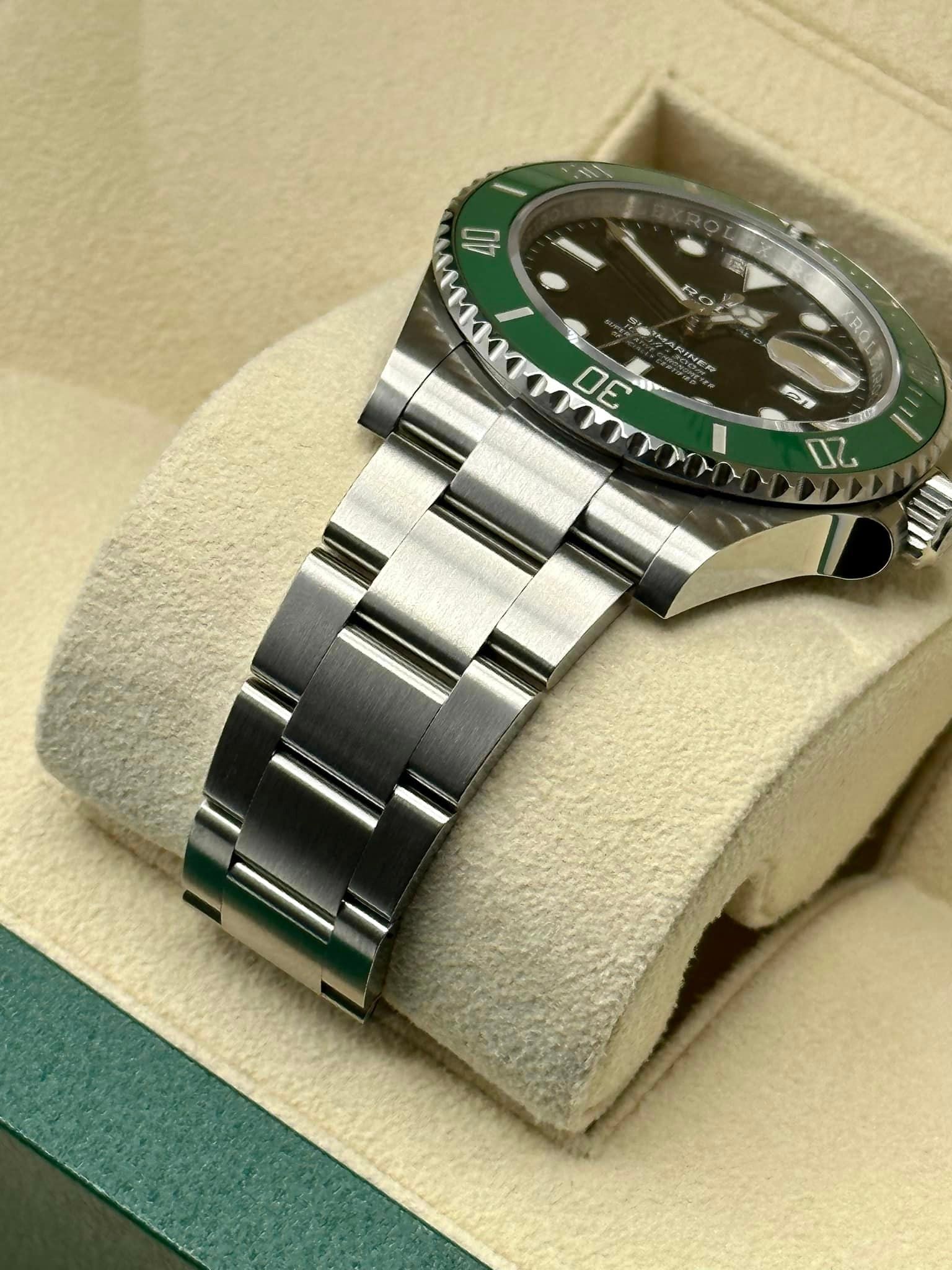 NEW 2023 Rolex Submariner "Starbucks" 126610LV Stainless Steel Oyster - MyWatchLLC