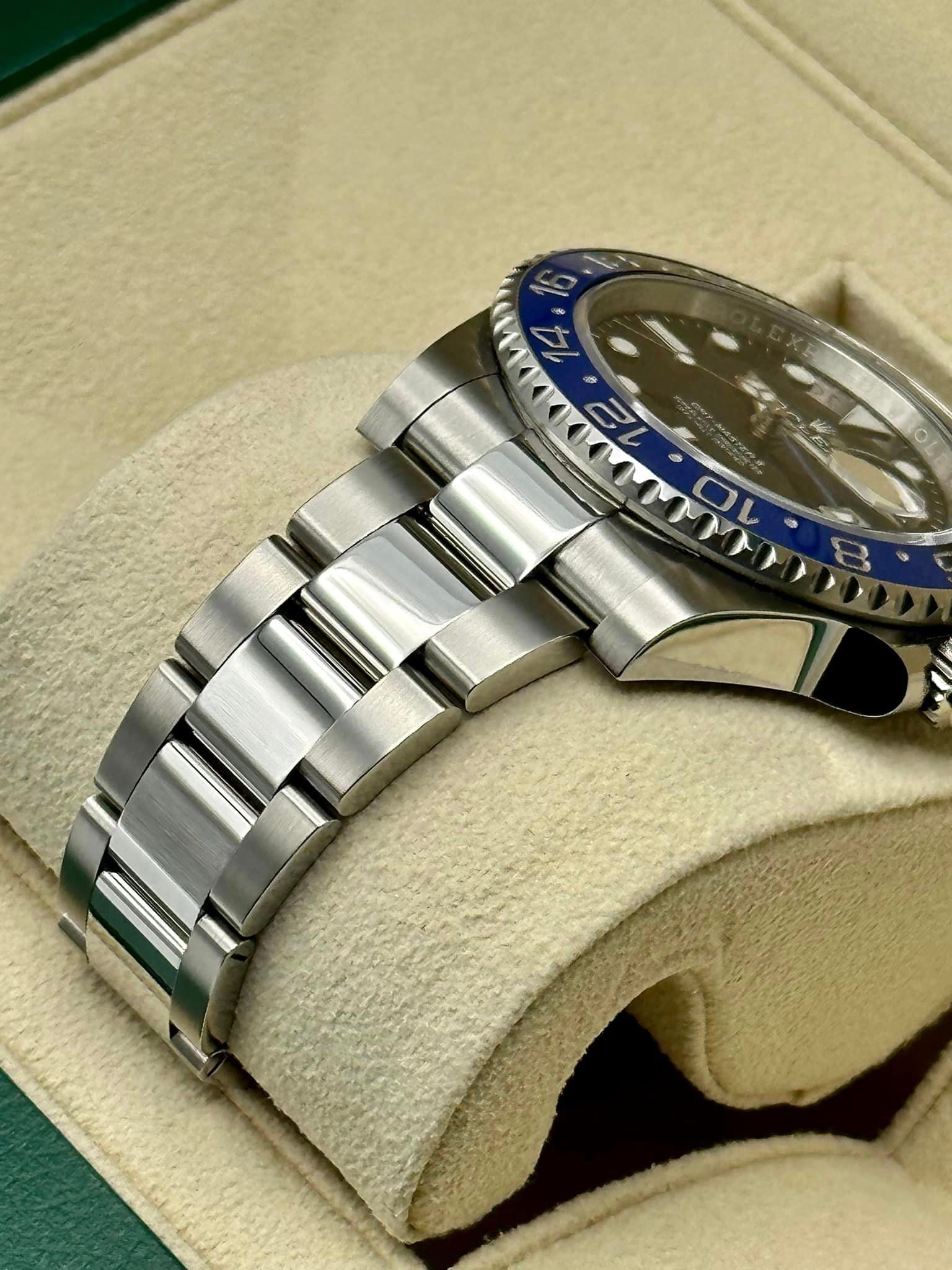 New 2023 GMT-Master II "Batman" 126710BLNR Stainless Steel Oyster - MyWatchLLC