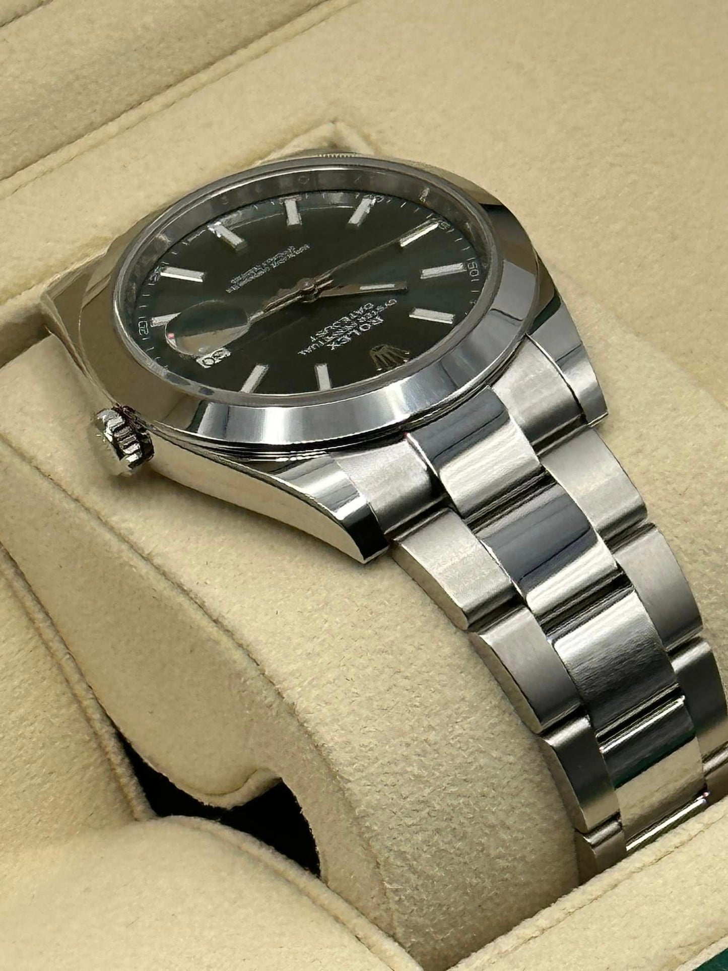 New 2023 Rolex Datejust 41mm 126300 Mint Green Dial Oyster - MyWatchLLC