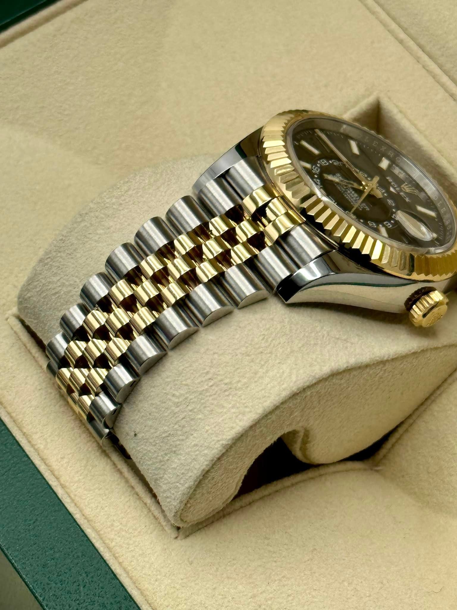 2021 Rolex Sky-Dweller 326933 Jubilee Black Dial - MyWatchLLC