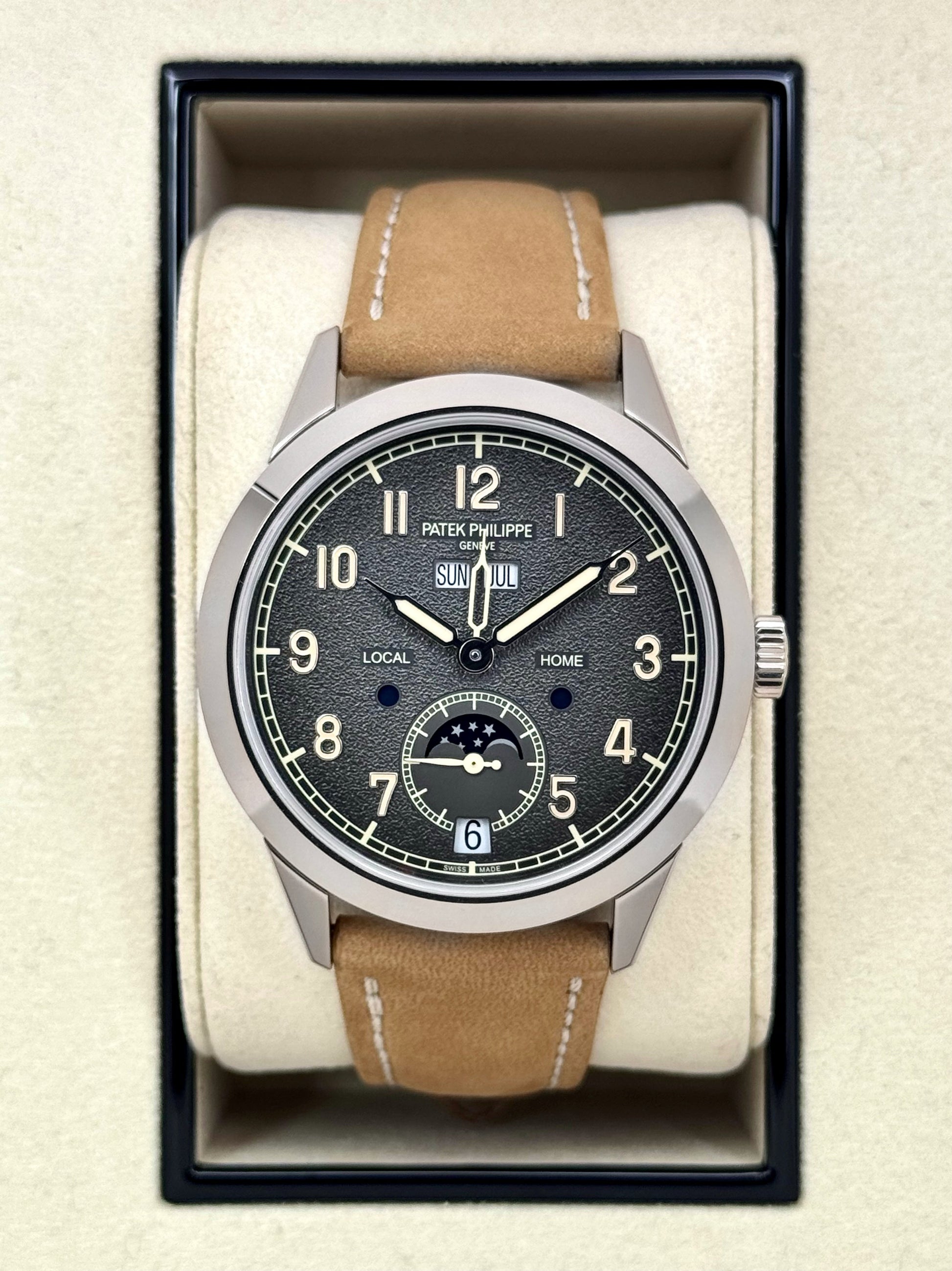 NEW 2025 Patek Philippe 42mm 5326G Annual Calendar Travel Time Compliations - MyWatchLLC