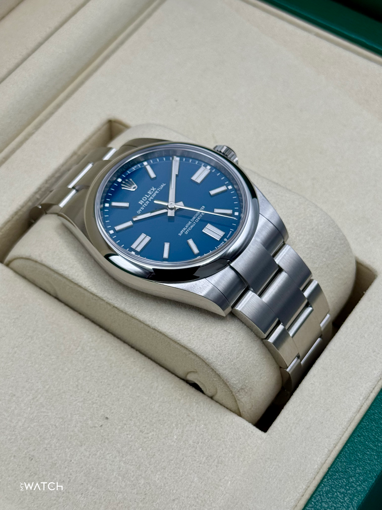 NEW 2025 Rolex Oyster Perpetual 41mm 134300 Med Blue Dial
