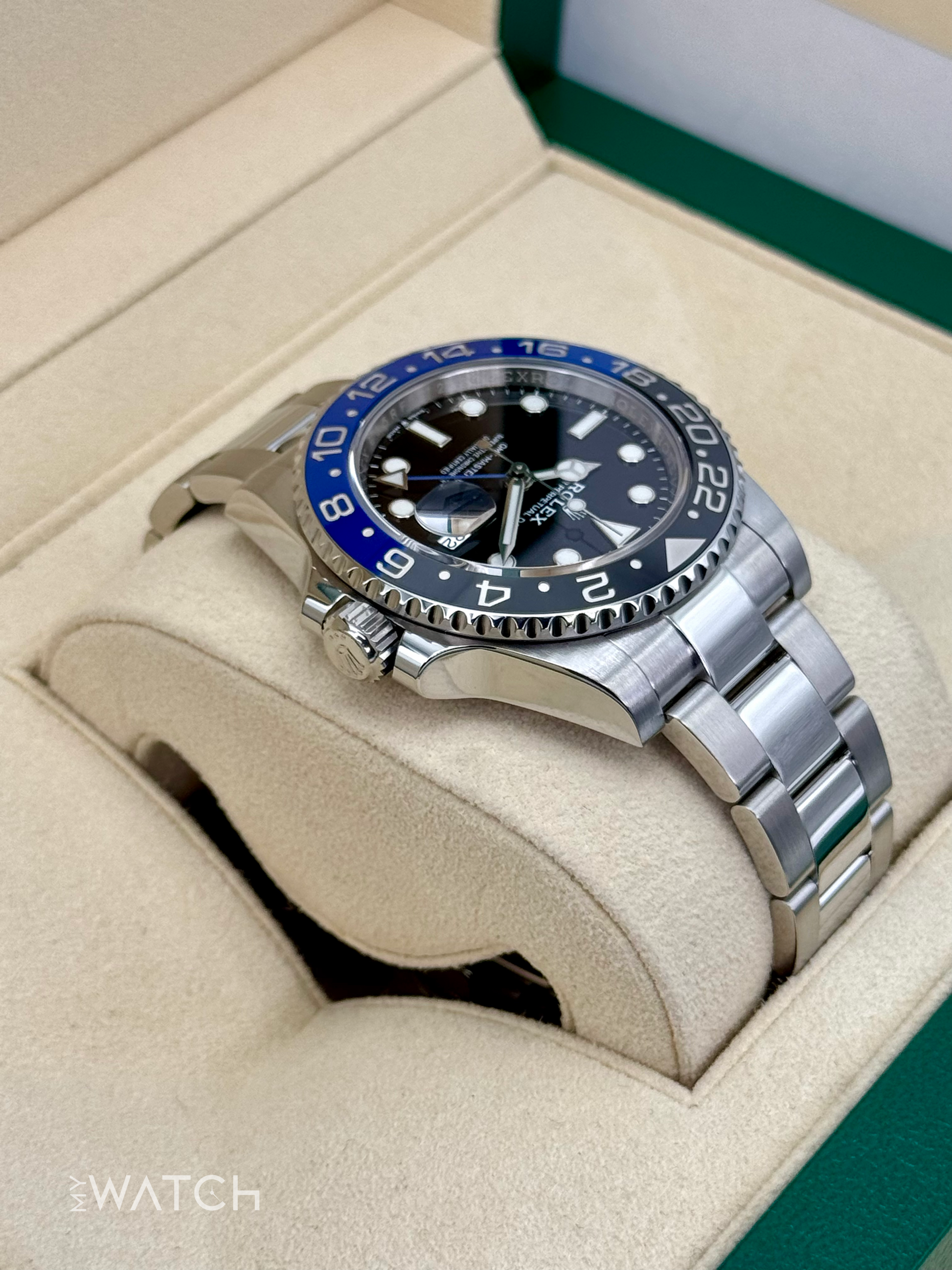 2022 Rolex GMT-Master II "Batman" 40mm 126710BLNR Oyster - MyWatchLLC