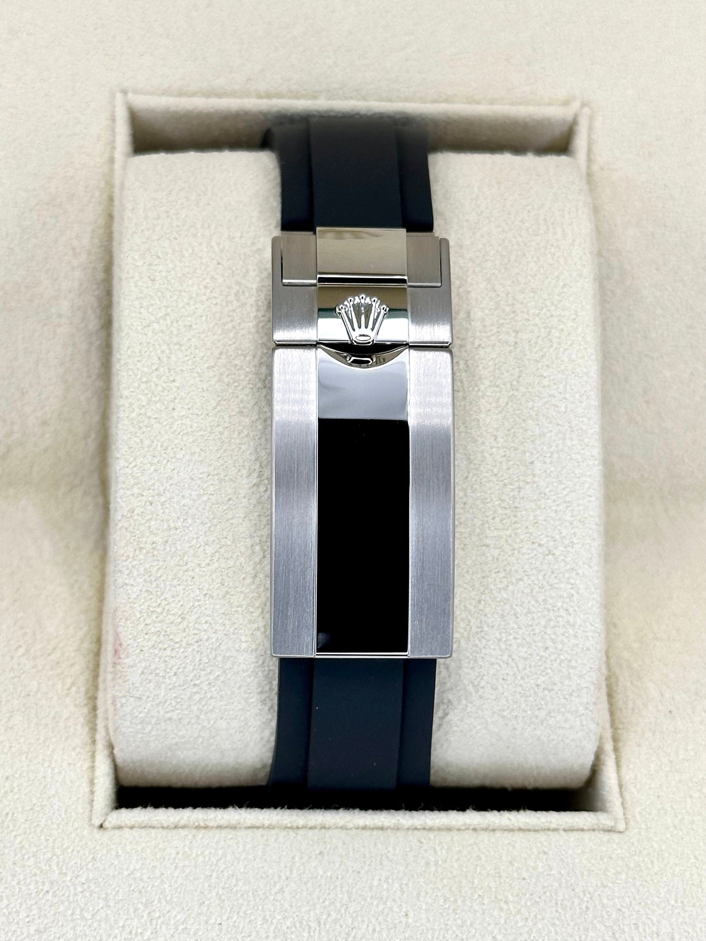 NEW 2023 Rolex Yacht-Master 42 226659 White Gold Oysterflex Black Dial - MyWatchLLC