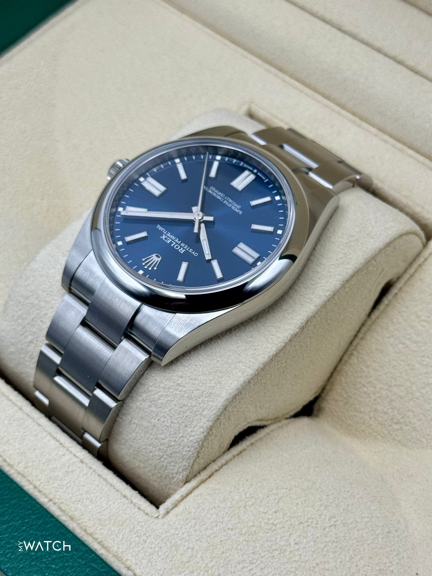 2025 Rolex Oyster Perpetual 41mm 124300 Blue Dial - MyWatchLLC