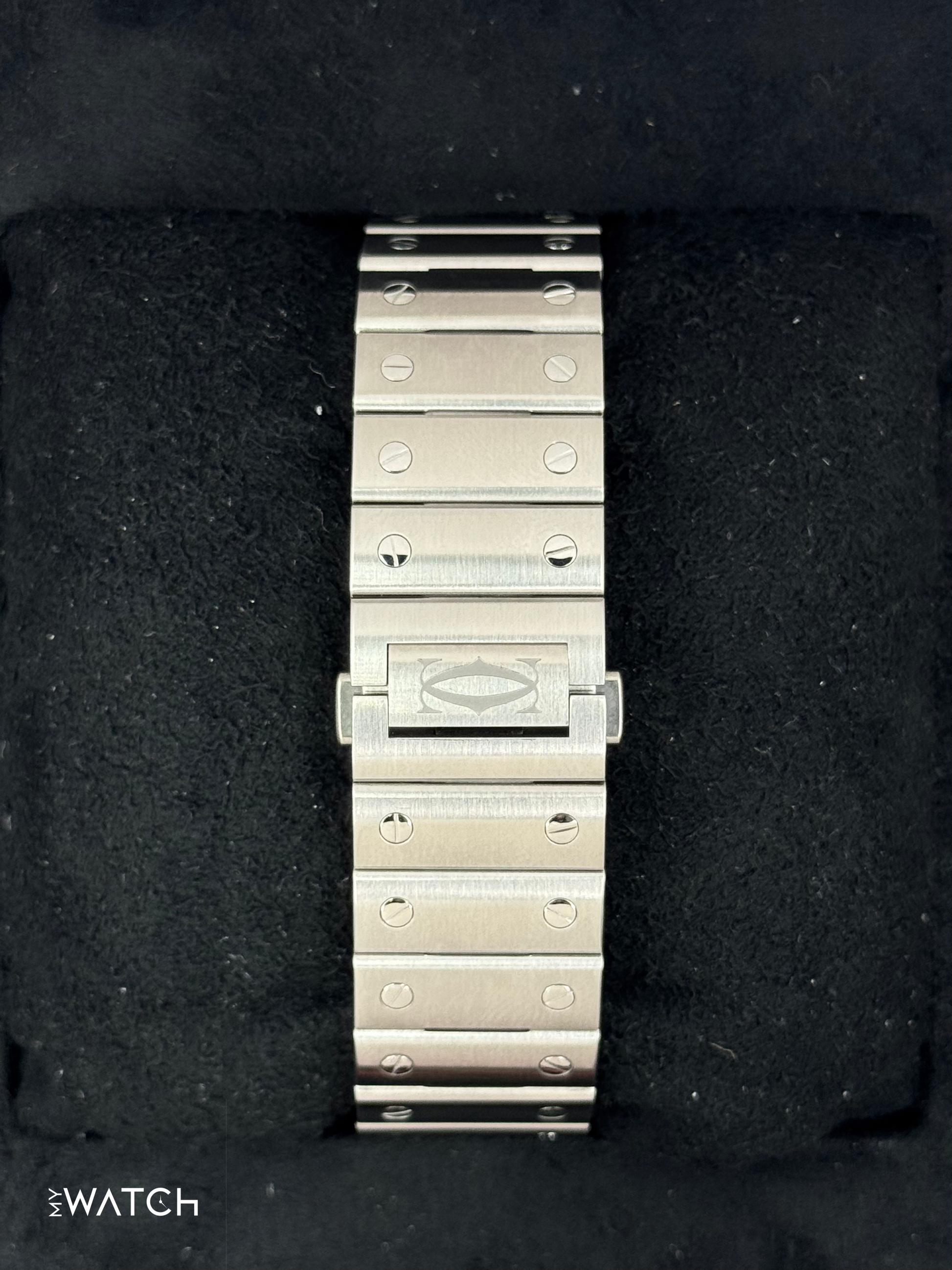 2023 Santos De Cartier 39.8mm WSSA0018 Stainless Steel White Dial - MyWatchLLC