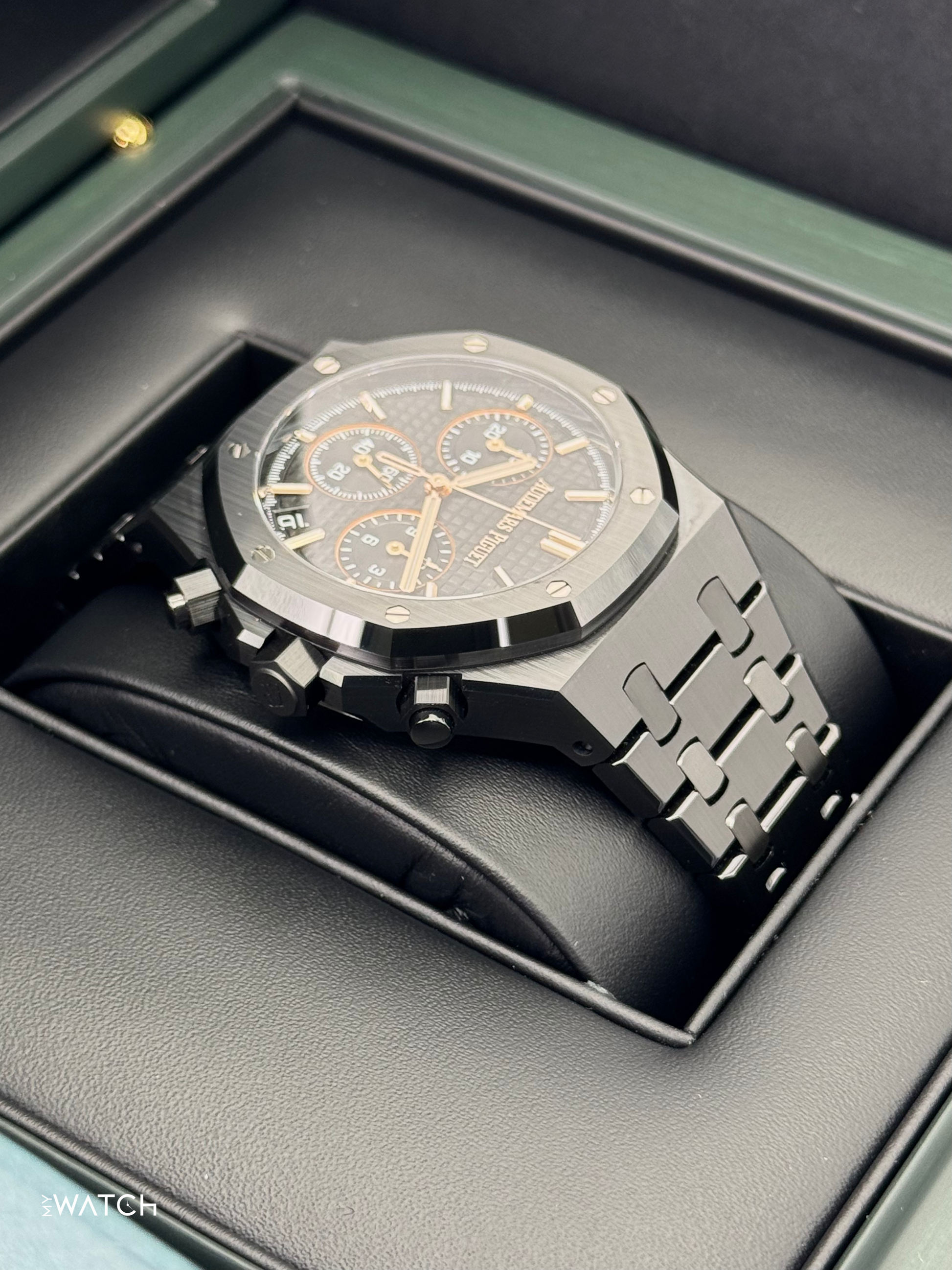 NEW 2025 Audemars Piguet Royal Oak 26240CE Black Ceramic Chronograph - MyWatchLLC