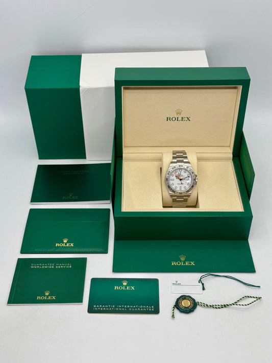 NEW 2025 Rolex Explorer II 42mm 226570 Polar White Dial - MyWatchLLC