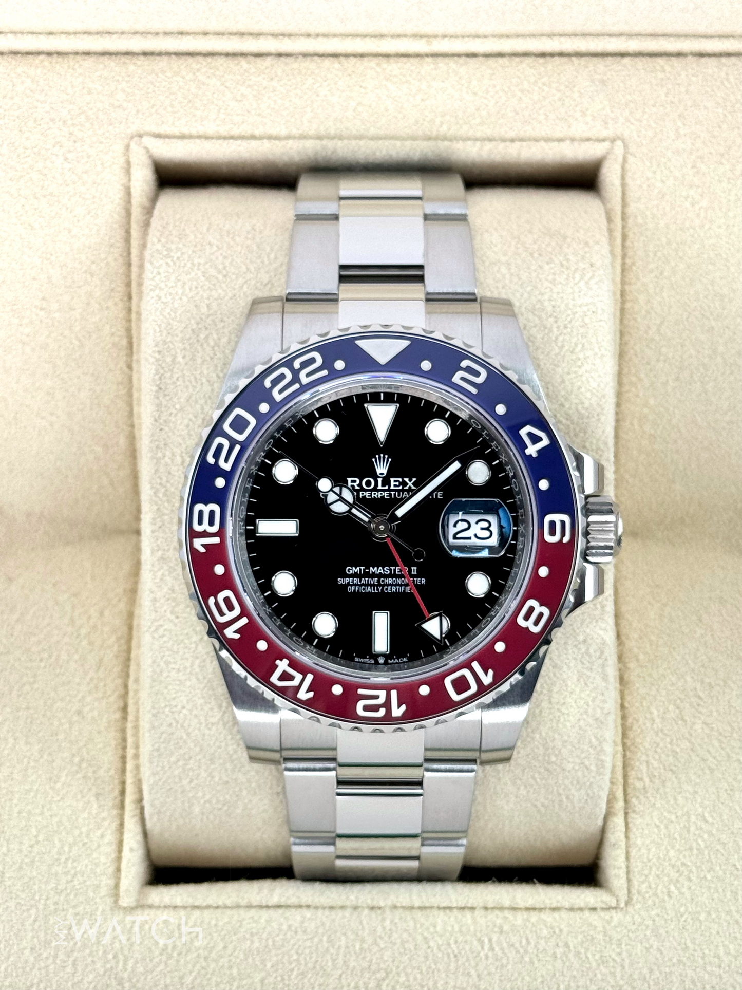 2022 Rolex GMT-Master II "Pepsi" 40mm 126710BLRO Oyster - MyWatchLLC