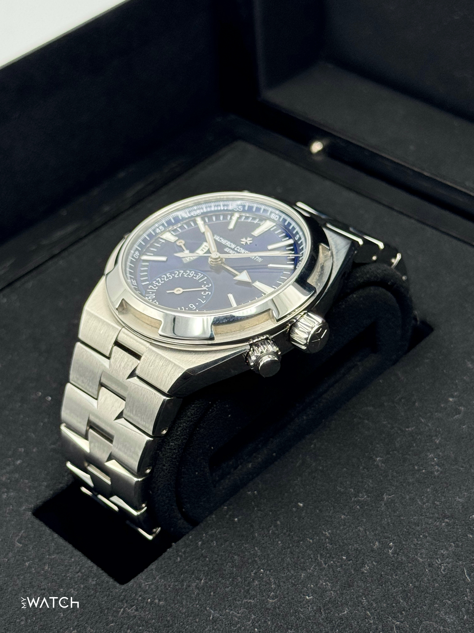 2023 Vacheron Constantin Overseas Dual Time 41mm 7900V Blue Dial - MyWatchLLC