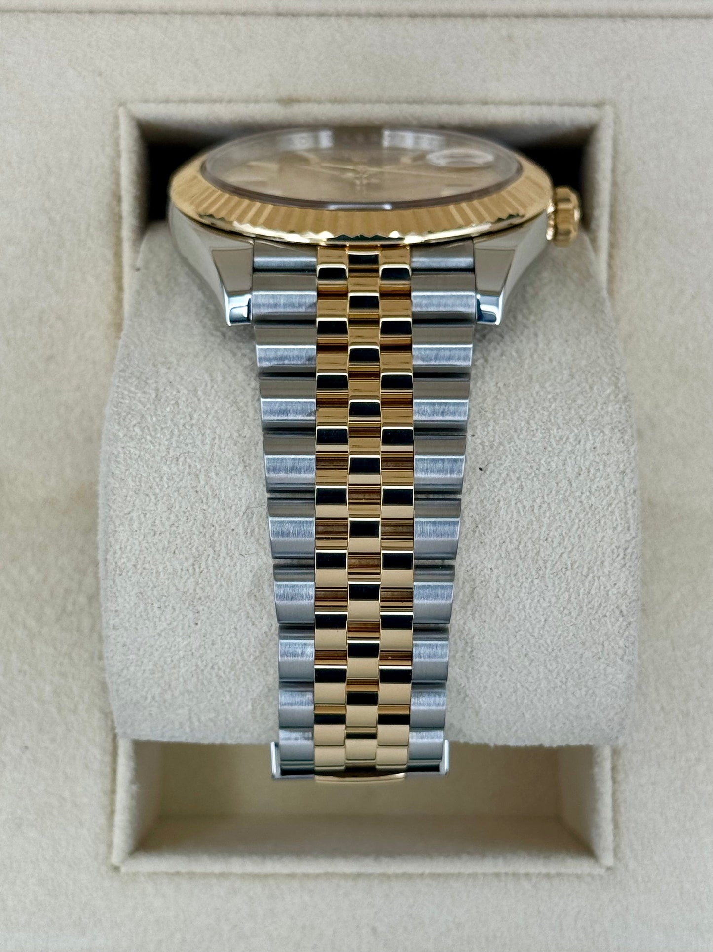 2022 Rolex Datejust 41mm 126333 Two-Tone Jubilee Champagne Dial - MyWatchLLC