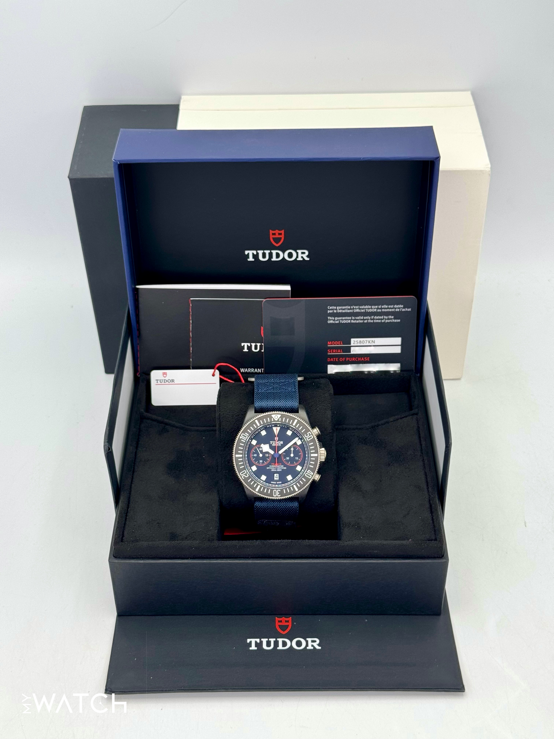 NEW 2025 Tudor Pelagos Fxd Chrono 25807KN 43mm Titanium Blue Dial - MyWatchLLC