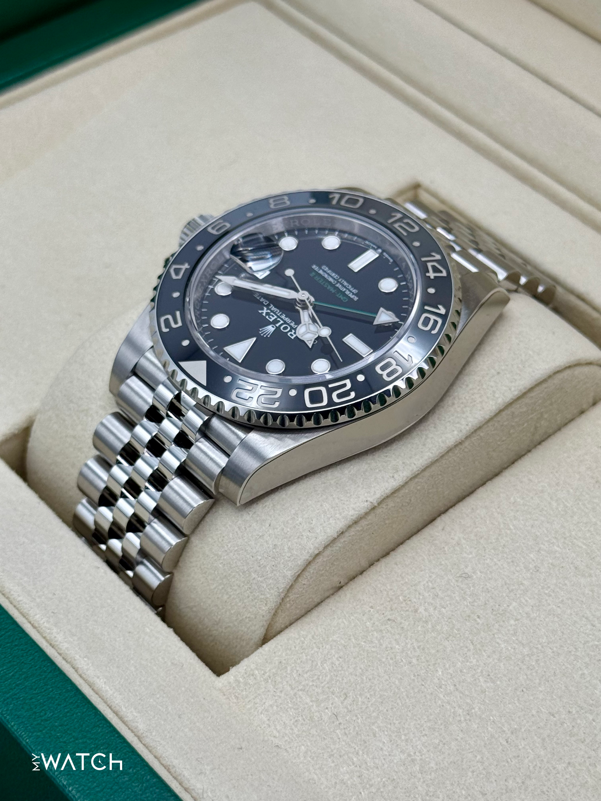 NEW 2025 Rolex GMT-Master II "Bruce Wayne" 40mm 126710GRNR Jubilee (STICKERED) - MyWatchLLC
