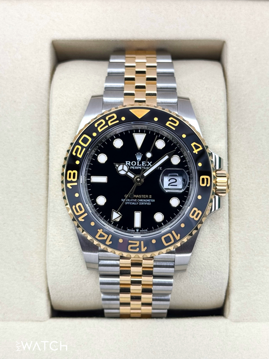 NEW 2025 Rolex GMT-Master II 40mm 126713GRNR Two-Tone Jubilee - MyWatchLLC