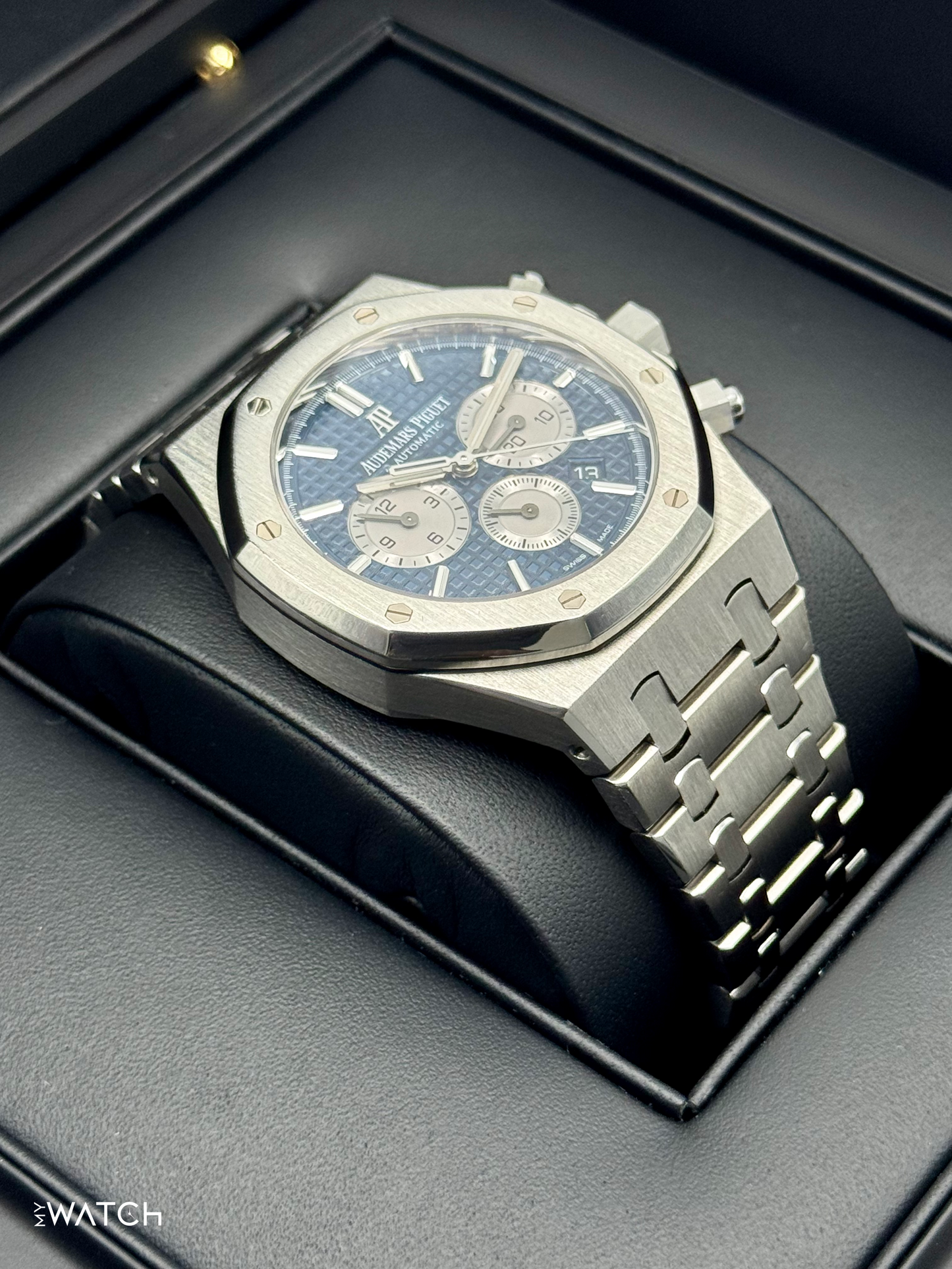 2019 Audemars Piguet Royal Oak 41mm 26331ST Chronograph Blue Dial - MyWatchLLC