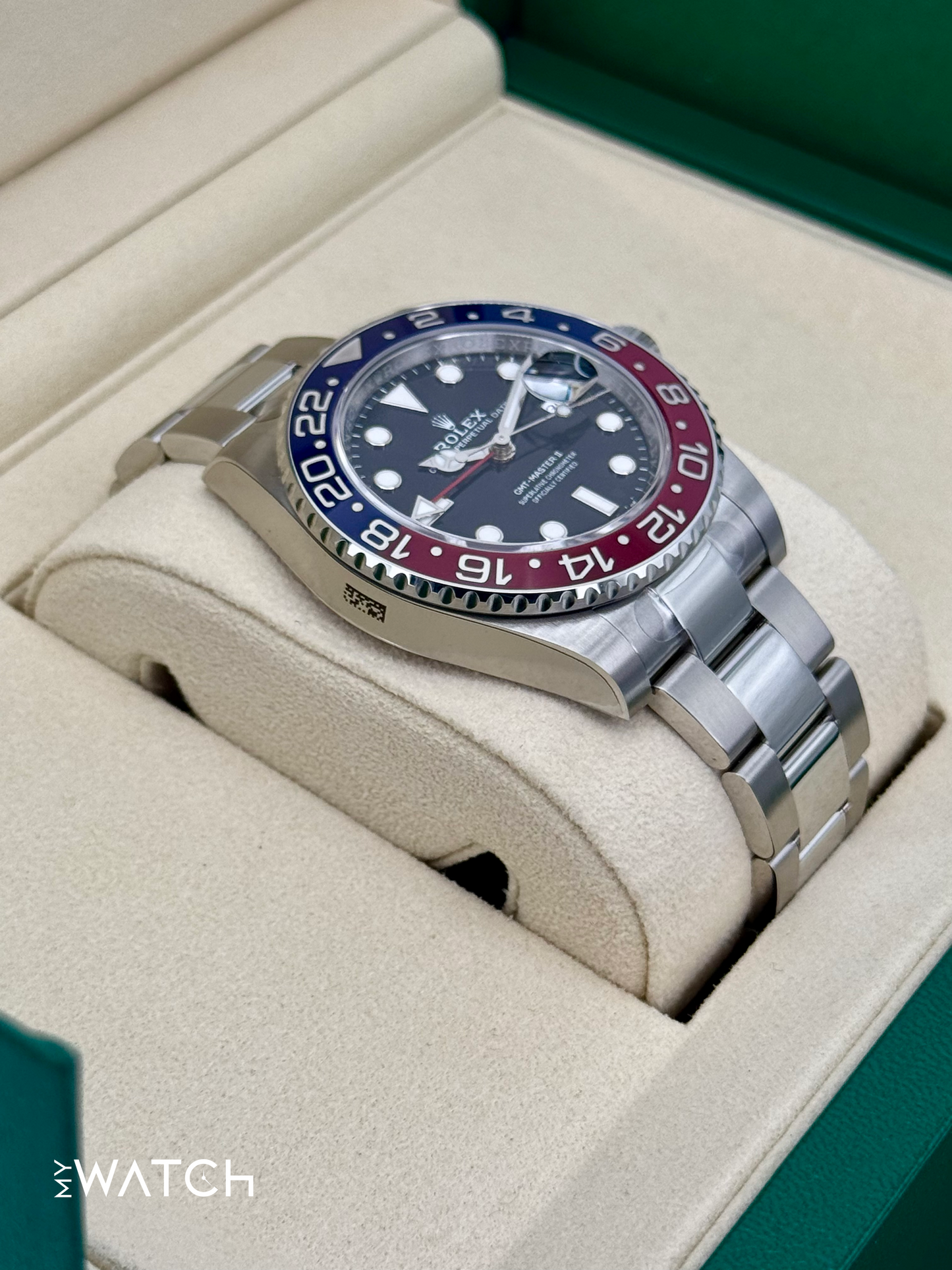 NEW 2025 Rolex GMT-Master II "Pepsi" 40mm 126710BLRO Oyster - MyWatchLLC