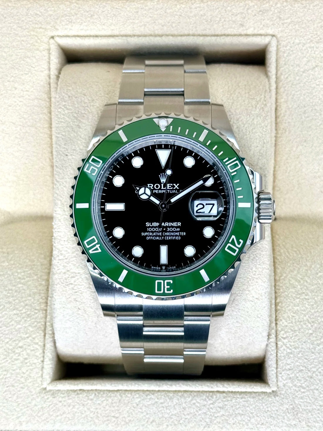 NEW 2024 Rolex Submariner "Starbucks" 41mm 126610LV Black Dial - MyWatchLLC