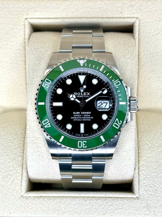 NEW 2024 Rolex Submariner "Starbucks" 41mm 126610LV Black Dial - MyWatchLLC