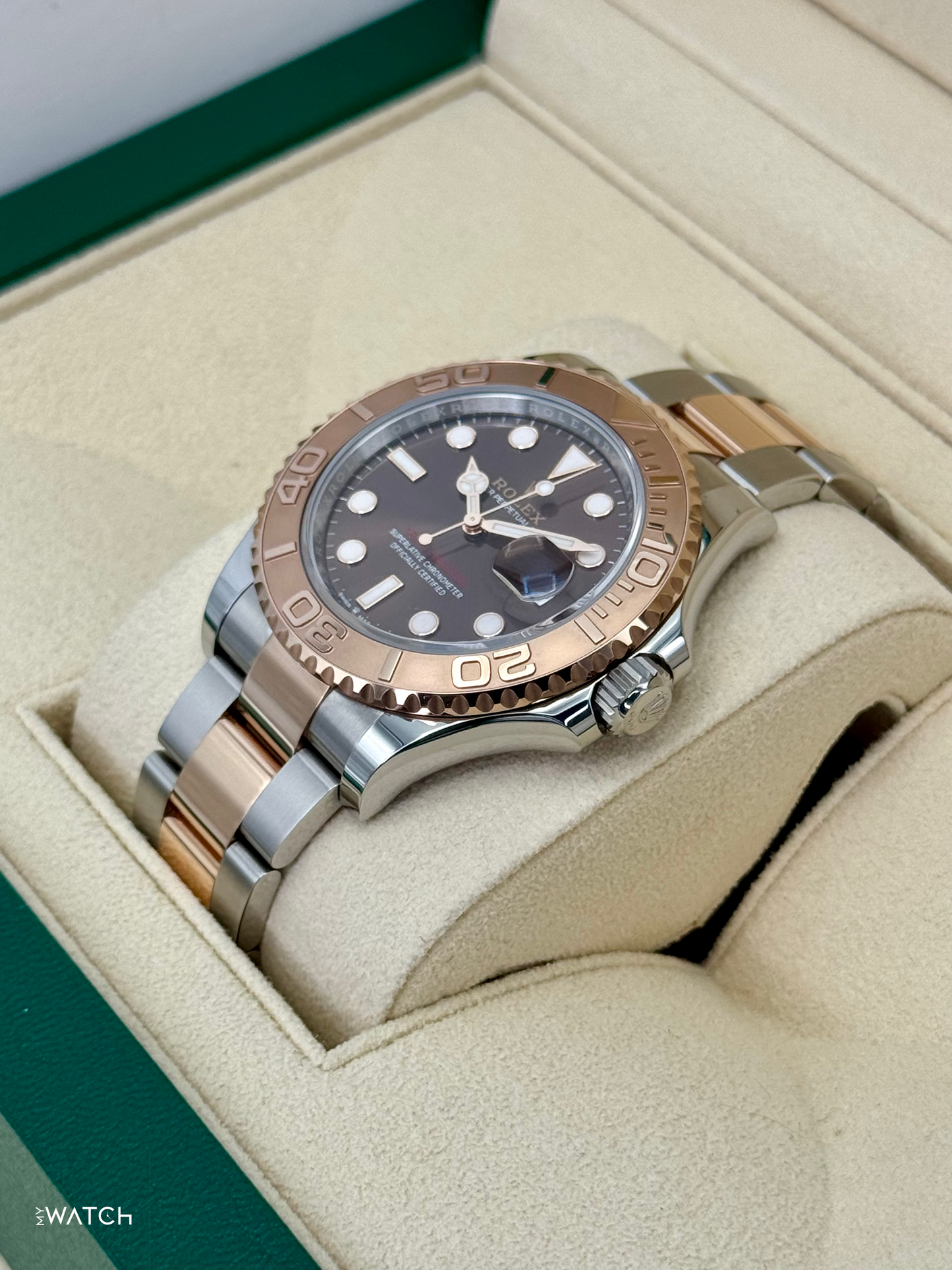 2023 Rolex Yacht-Master 40mm 126621 Two-Tone Chocolate Dial - MyWatchLLC