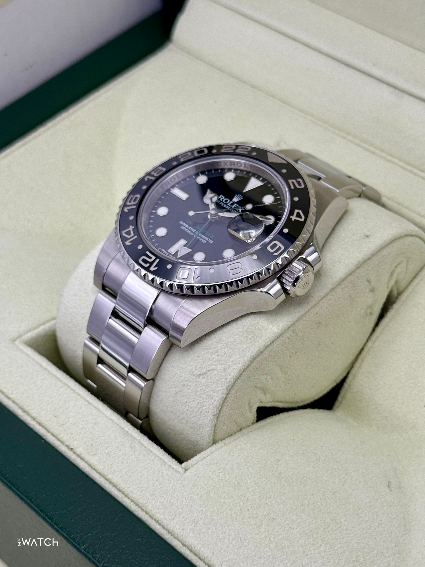 2013 Rolex GMT-Master II 40mm 116710LN Stainless Steel Black Dial - MyWatchLLC