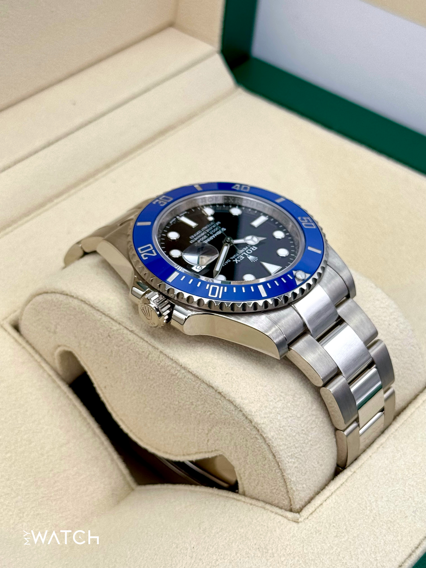 2024 Rolex Submariner “Cookie Monster â€?41mm 126619LB White Gold Blue Dial - MyWatchLLC
