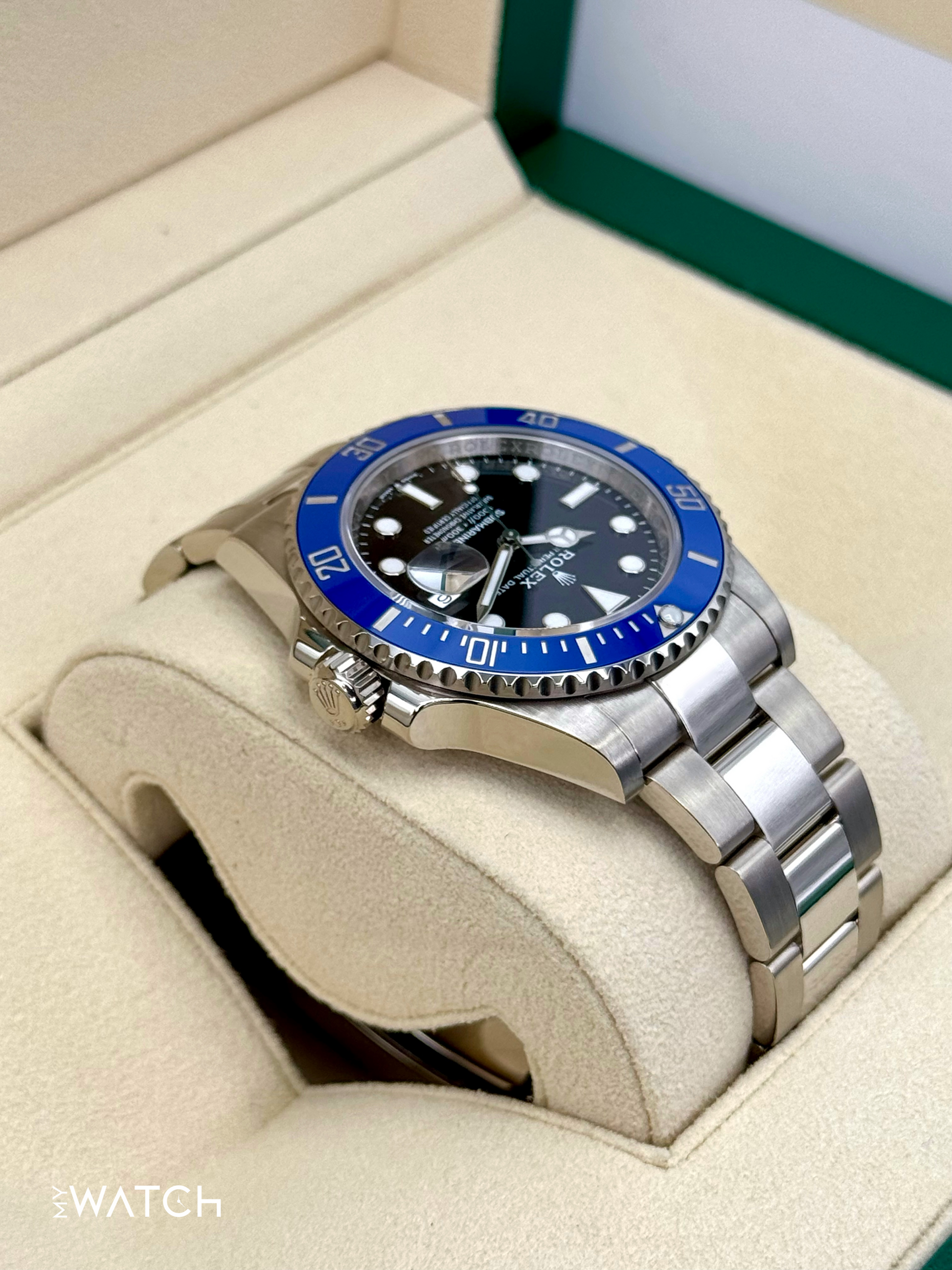 2024 Rolex Submariner “Cookie Monster â€?41mm 126619LB White Gold Blue Dial - MyWatchLLC