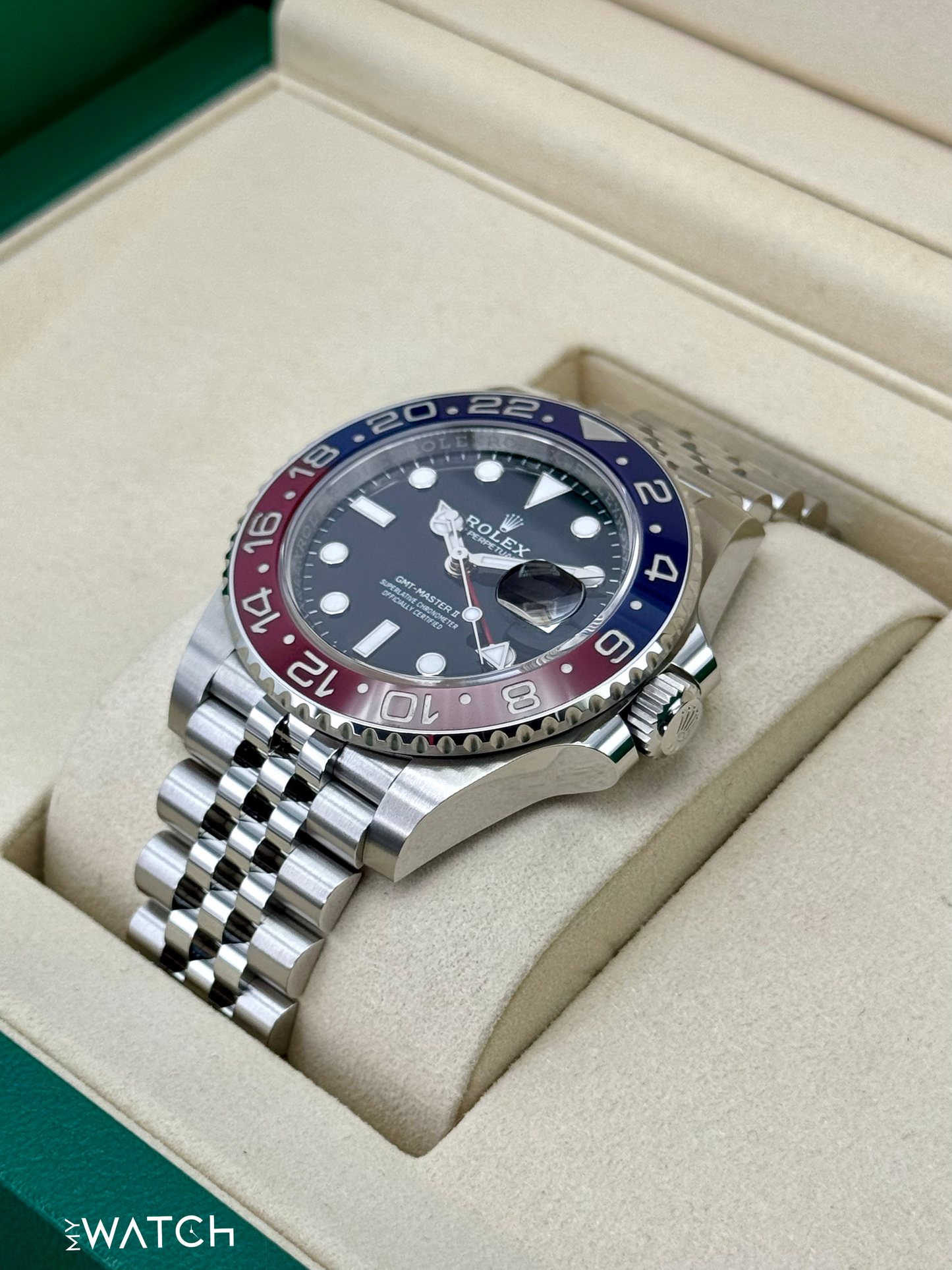 NEW 2025 Rolex GMT-Master II "Pepsi" 40mm 126710BLRO Jubilee - MyWatchLLC