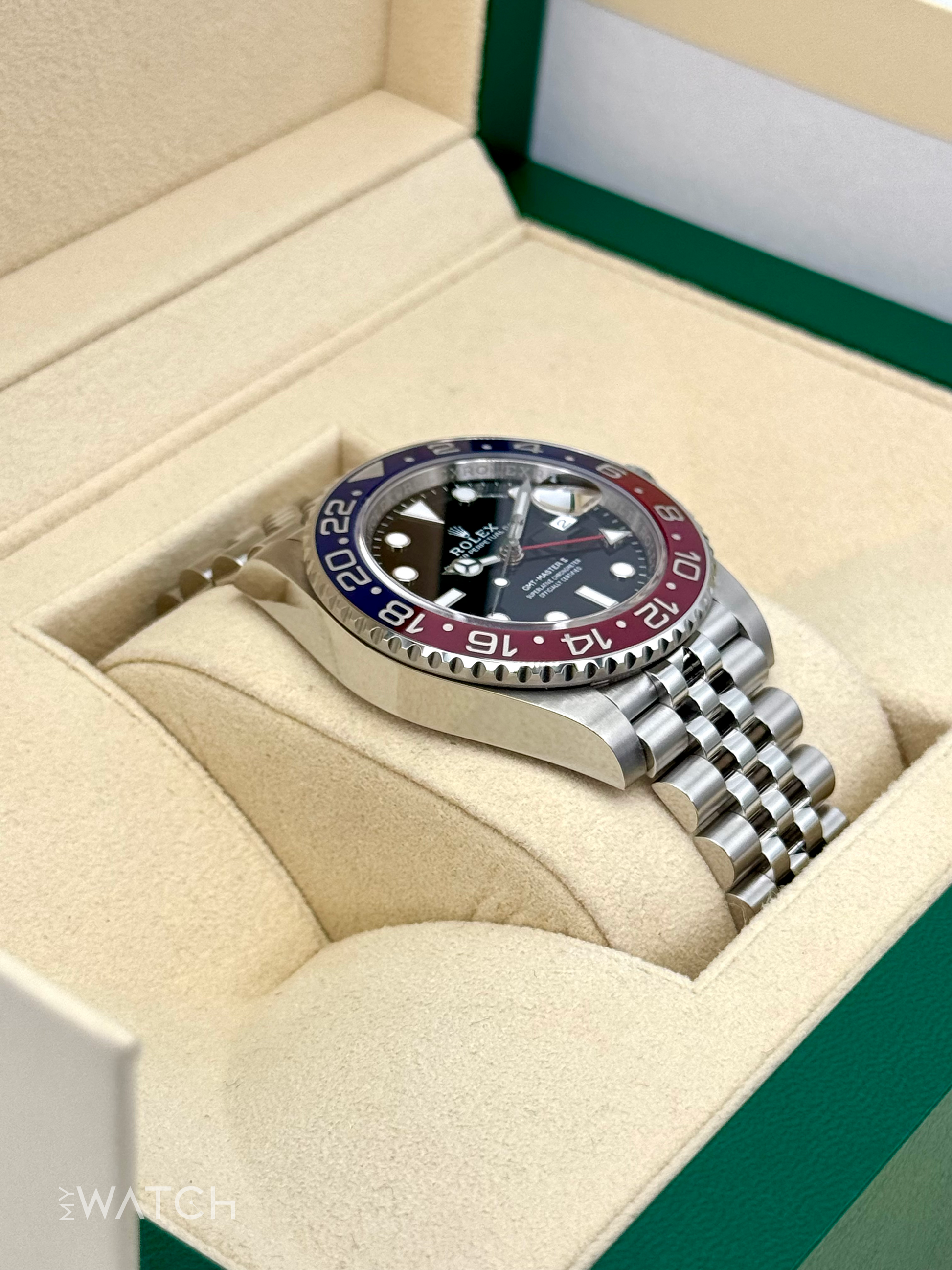 2024 Rolex GMT-Master II "Pepsi" 40mm 126710BLRO Jubilee - MyWatchLLC