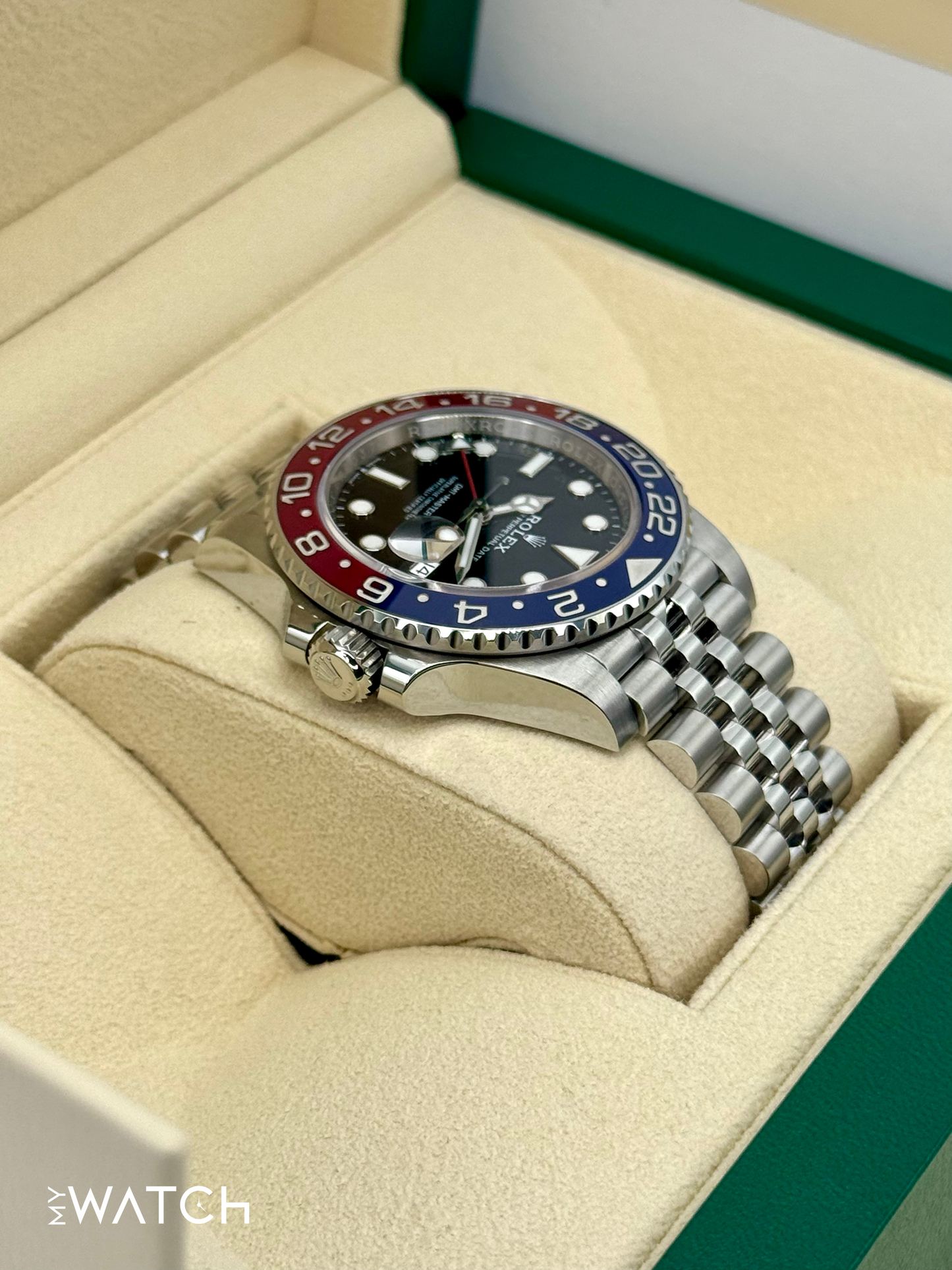 2023 Rolex GMT-Master II "Pepsi" 40mm 126710BLRO Jubilee - MyWatchLLC