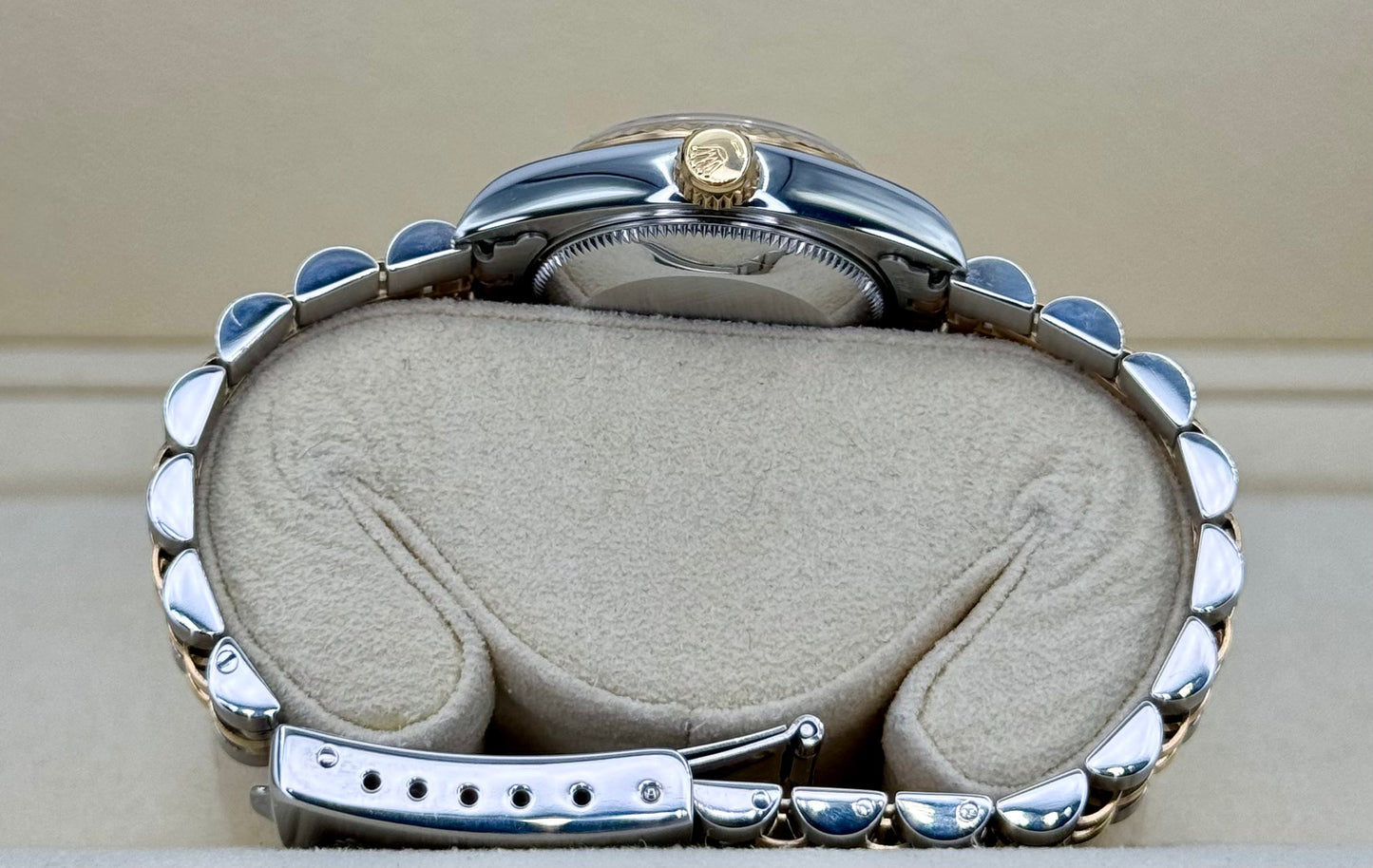 Rolex Lady-Datejust 28mm 79173 Two-Tone Blue 10 Diamond Dial - MyWatchLLC