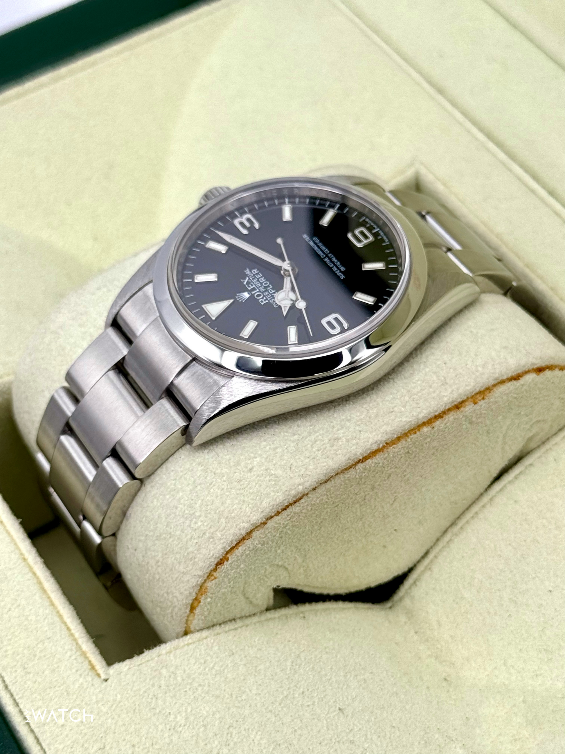 2013 Rolex Explorer 36mm 114270 Stainless Steel Black Dial - MyWatchLLC