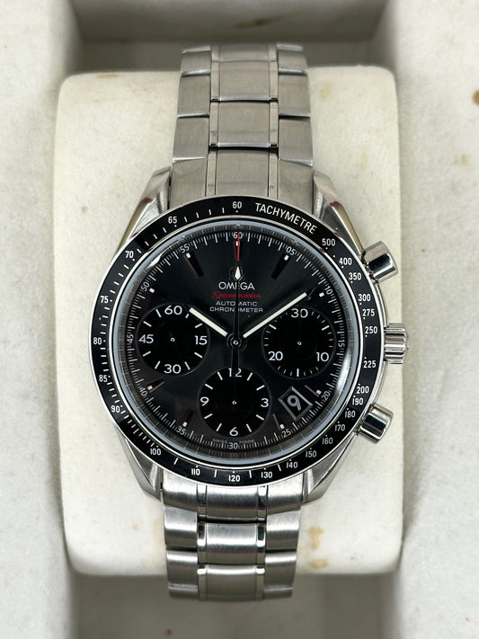 2013 Omega Speedmaster Date 40mm 323.30.40.40.06.001 Grey Dial - MyWatchLLC