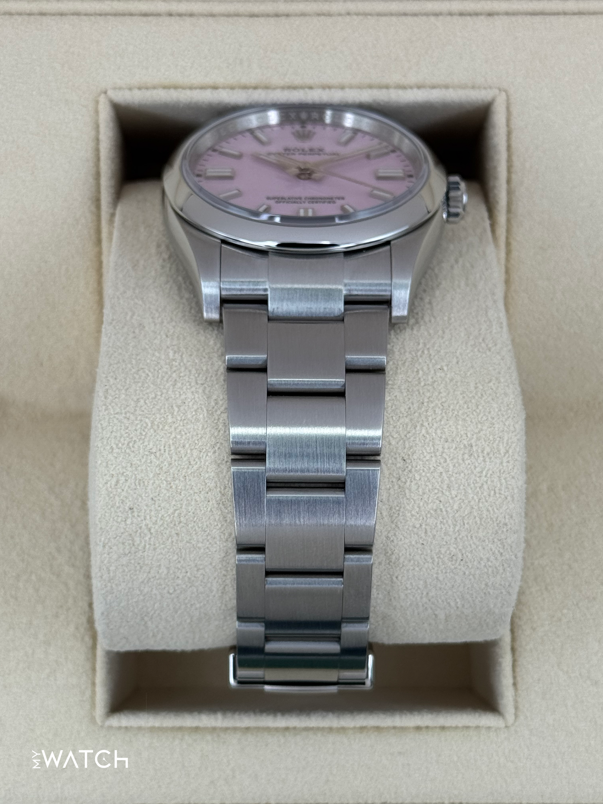 2024 Rolex Oyster Perpetual 36mm 126000 Candy Pink Dial - MyWatchLLC