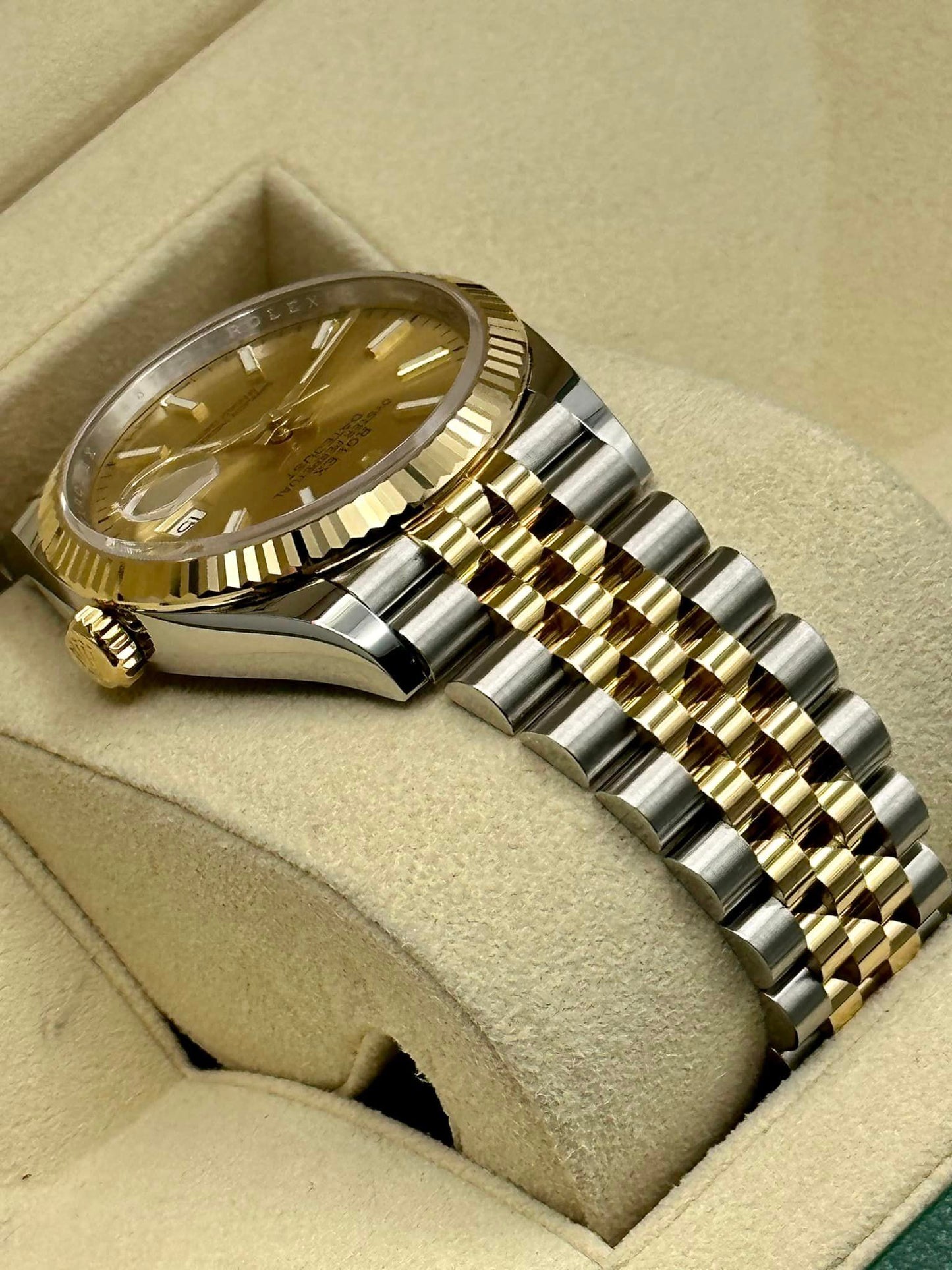 2022 Rolex Datejust 36mm 126233 Two-Tone Gold/SS Champaign Dial Jubilee - MyWatchLLC