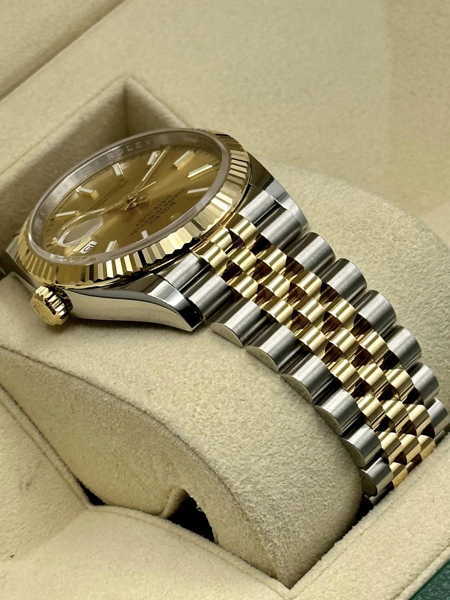 2022 Rolex Datejust 36mm 126233 Two-Tone Gold/SS Champaign Dial Jubilee - MyWatchLLC