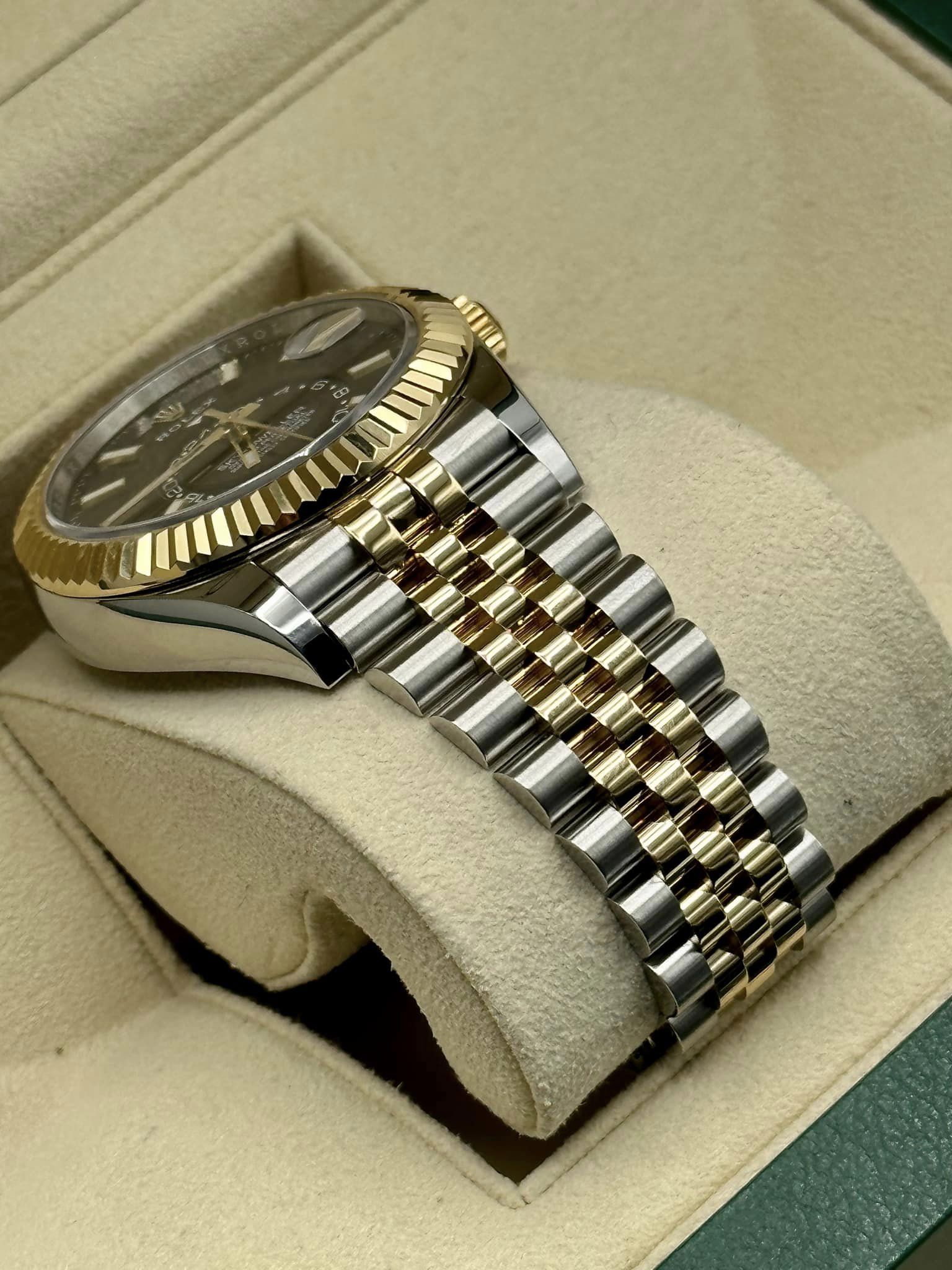 2021 Rolex Sky-Dweller 326933 Jubilee Black Dial - MyWatchLLC