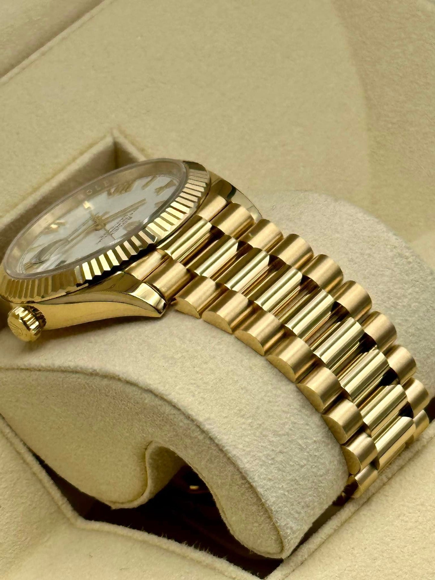 Rolex Day-Date 228238 White Roman Numeral Dial - MyWatchLLC