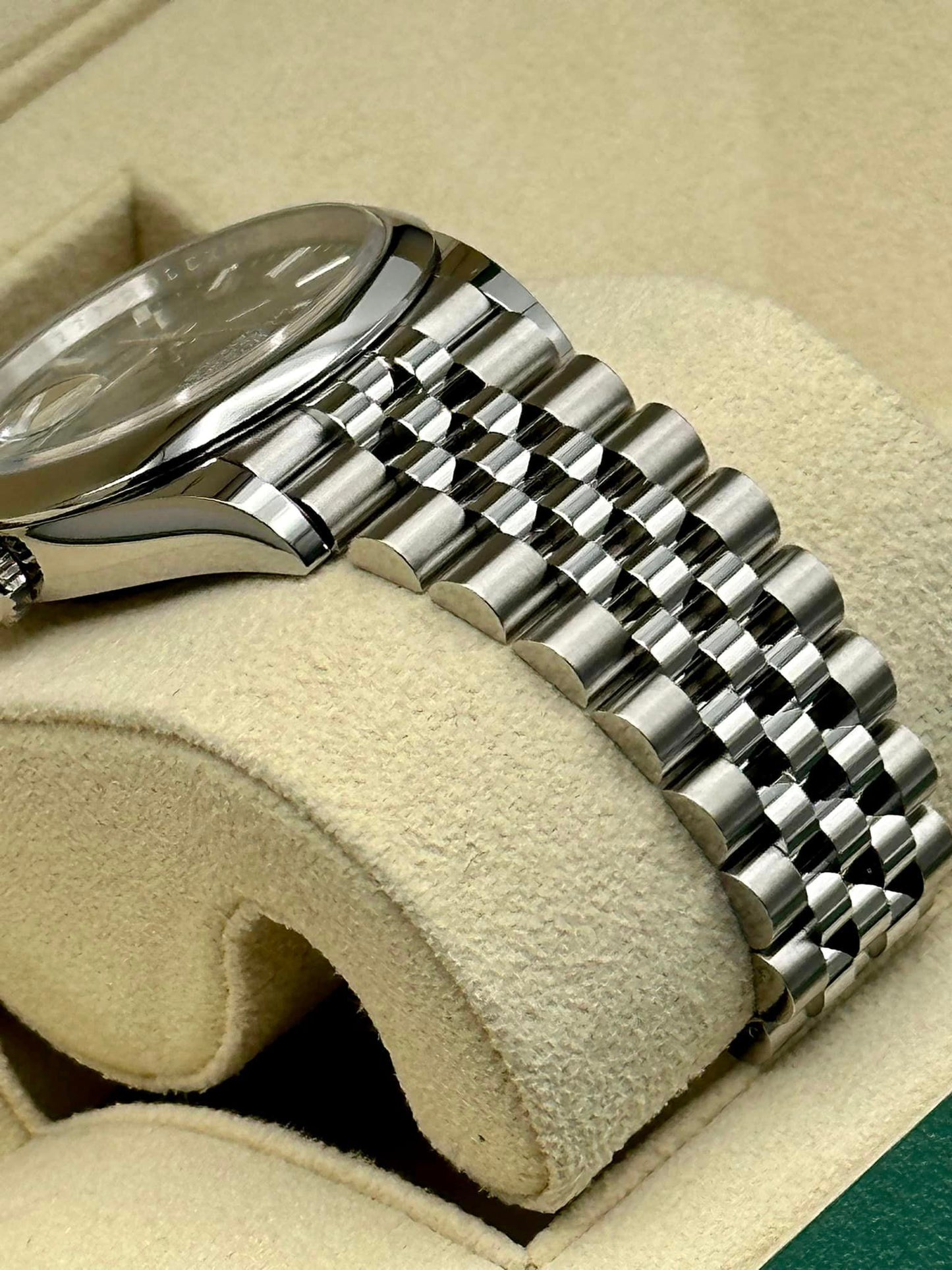 New Rolex 2023 Datejust 36mm Stainless Steel Mint Green Jubilee - MyWatchLLC